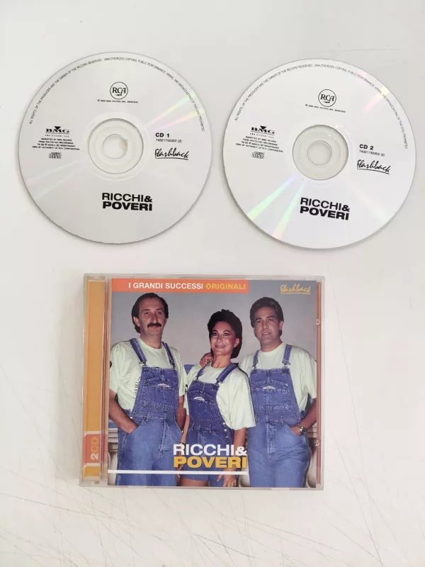 Ricchi & Poveri  – I Grandi Successi Originali – 2000 İtalya Basım - 2xCD Albüm-2.el