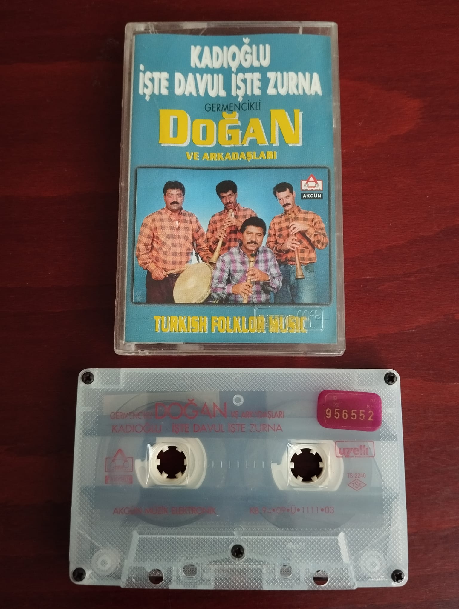 Germencikli Doğan ve Arkadaşları -  Türkiye Basım Kaset Albüm/Uzelli -2.EL