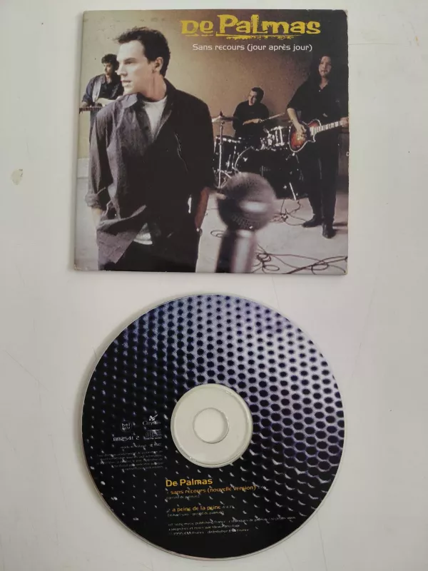 De Palmas  – Sans Recours (Jour Après Jour) - 1995 Avrupa Basım - CD Single-2.el