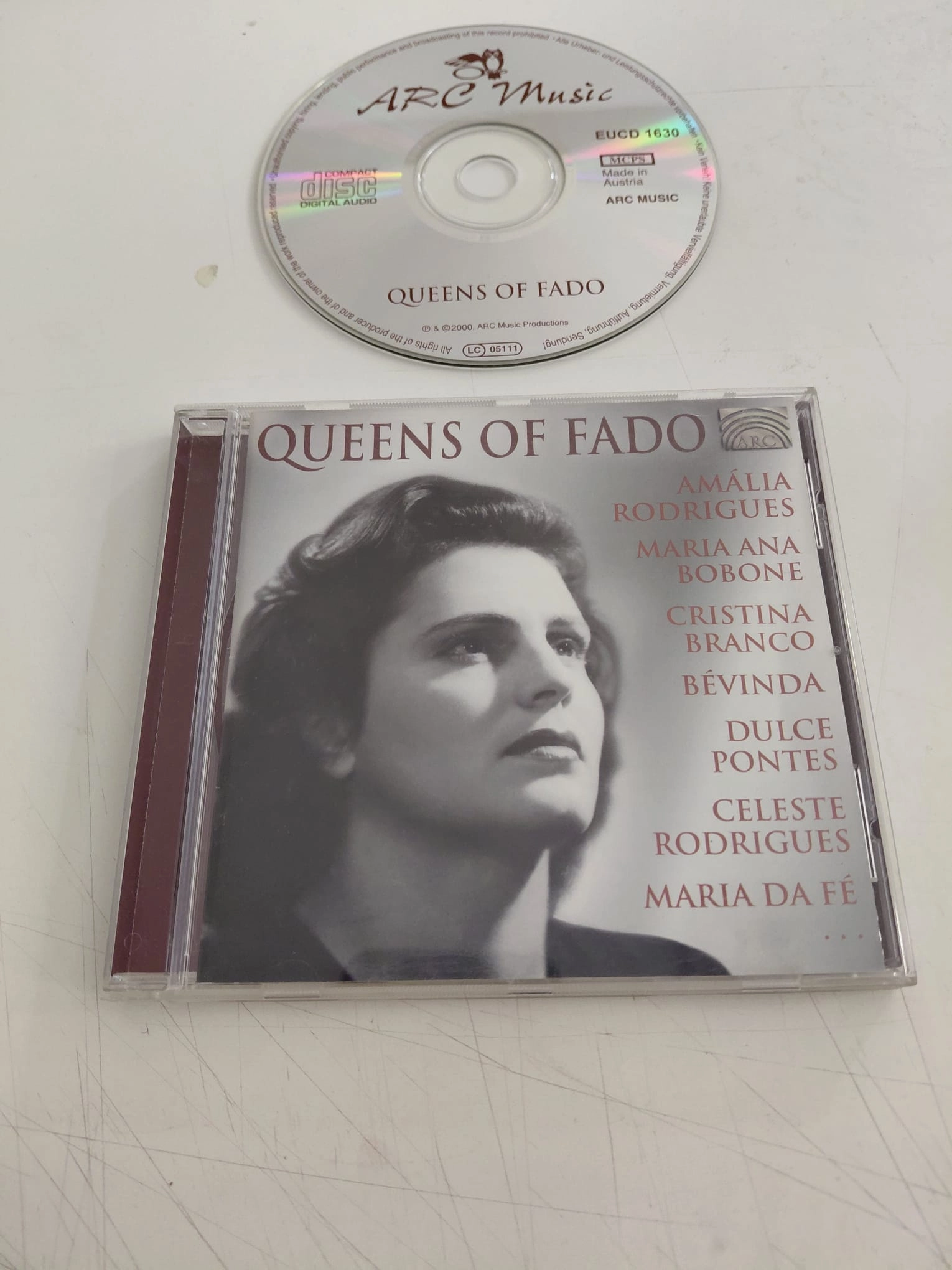 Queens Of Fado (Amália Rodrigues ,Maria Da Fé..)  – 2000 İngiltere  Basım - CD Albüm-2.el
