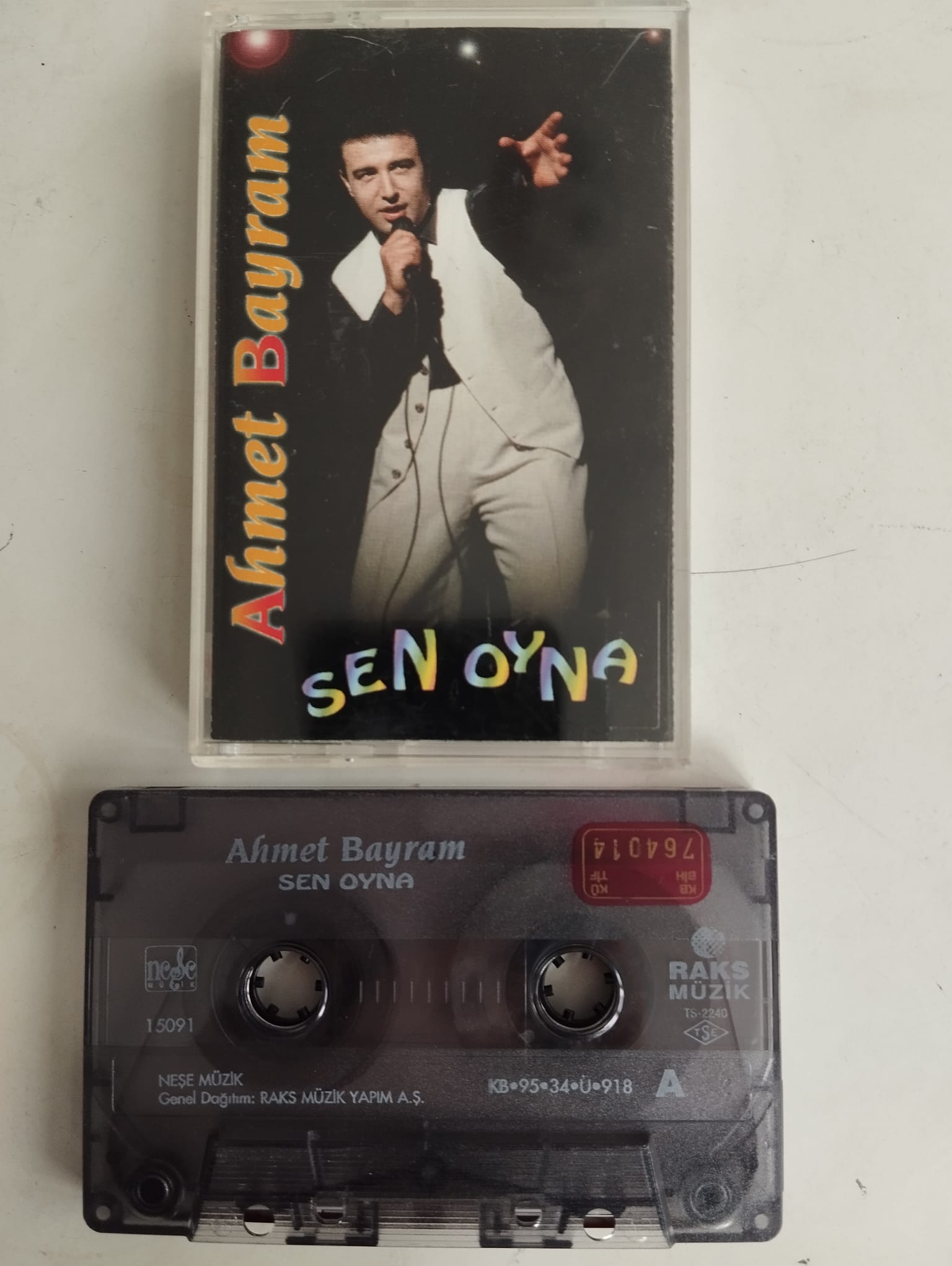 Ahmet Bayram – Sen Oyna  - 1995 Türkiye Basım Kaset-2.EL