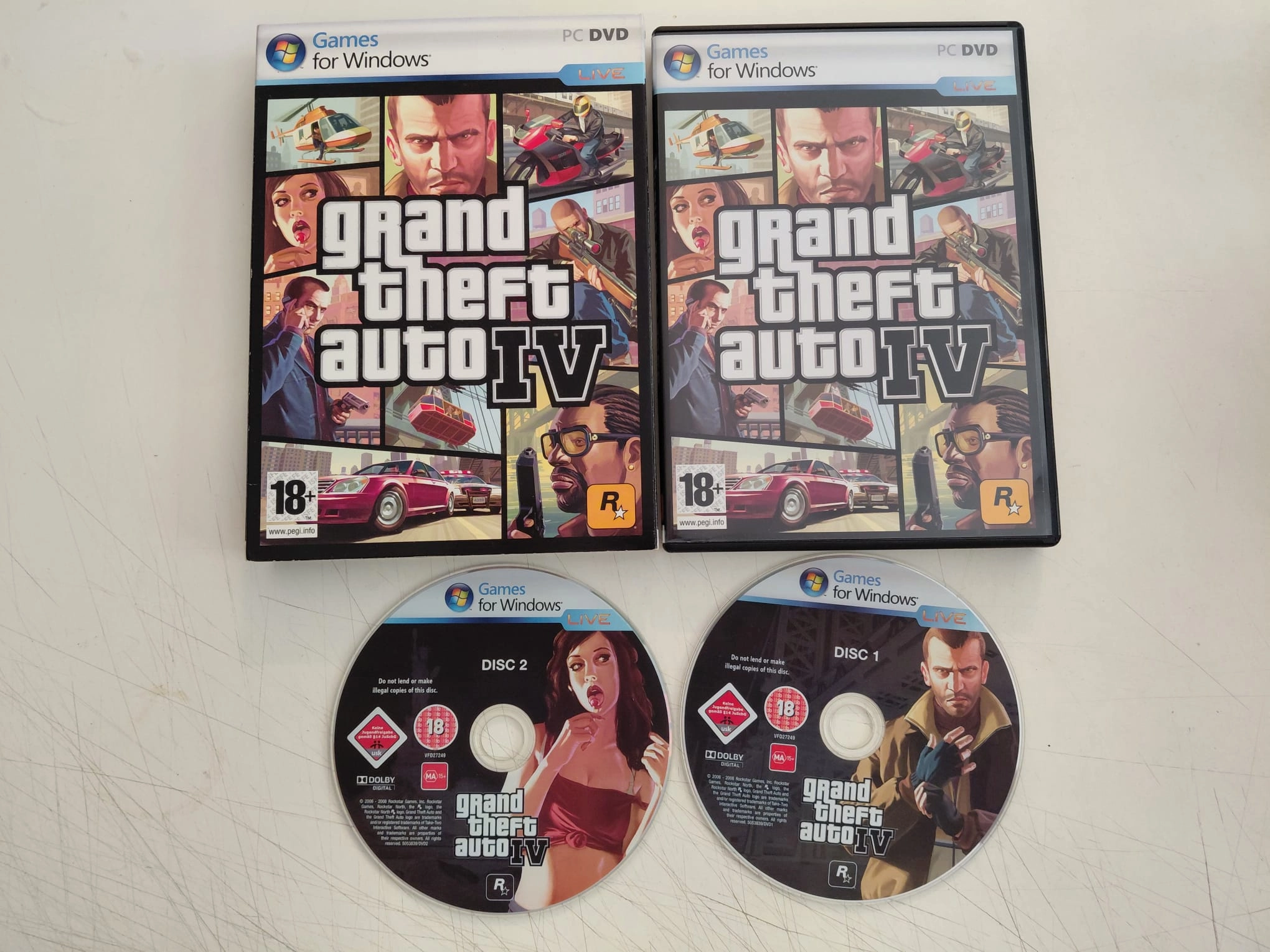 Grand Theft Auto 4  -  PC  2xDVD-ROM Oyun