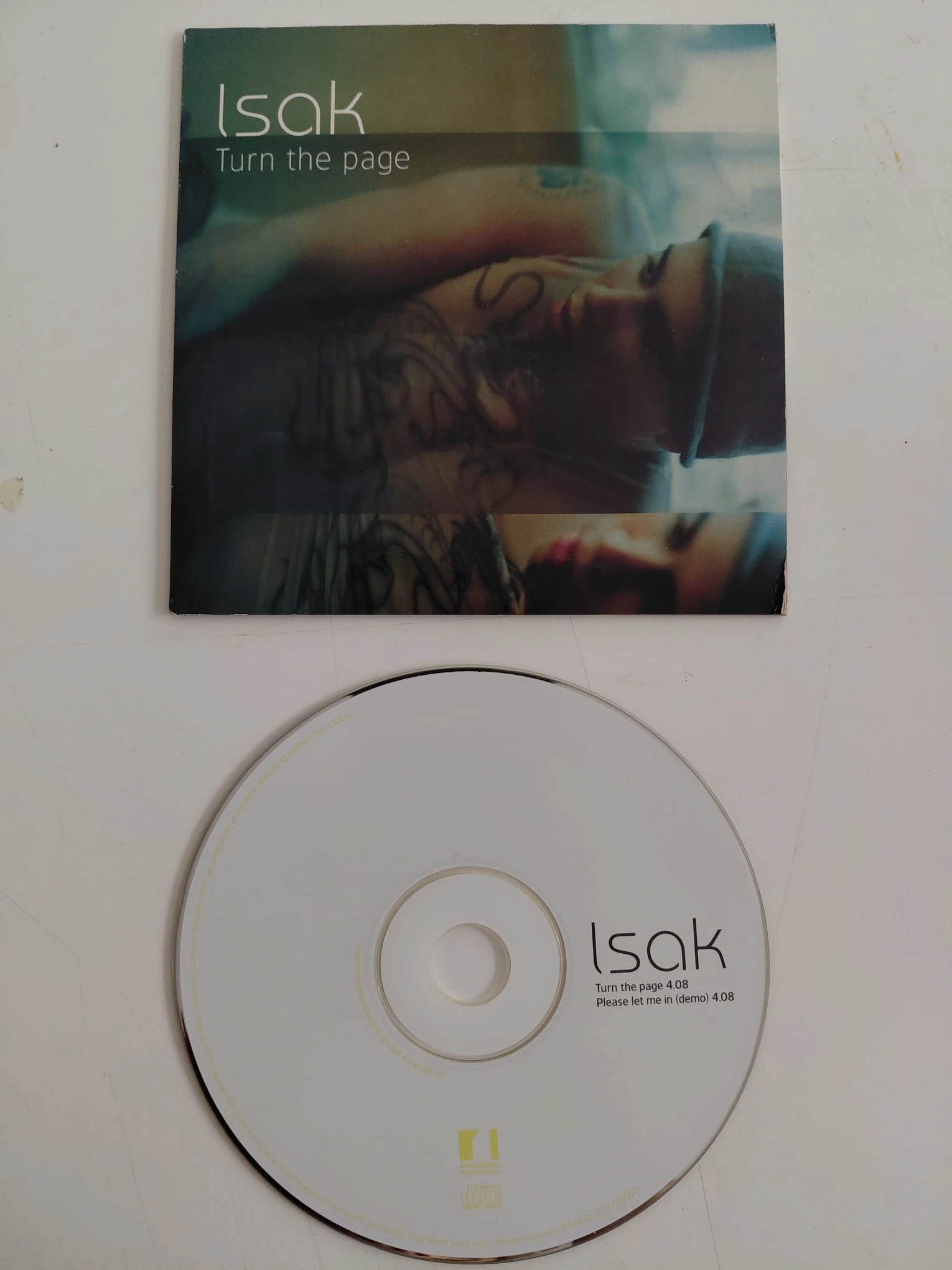 Isak – Turn The Page -  2001 Avrupa Basım - CD Single