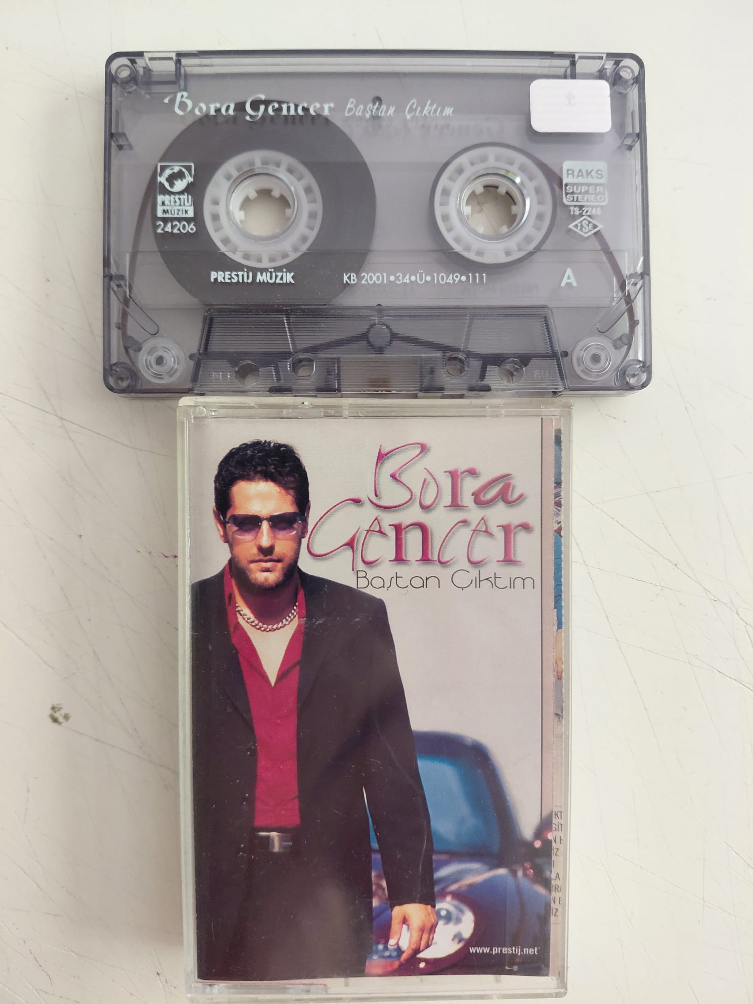 Bora Gencer – Baştan Çıktım - 2001 Türkiye Basım Kaset Albüm-2.EL