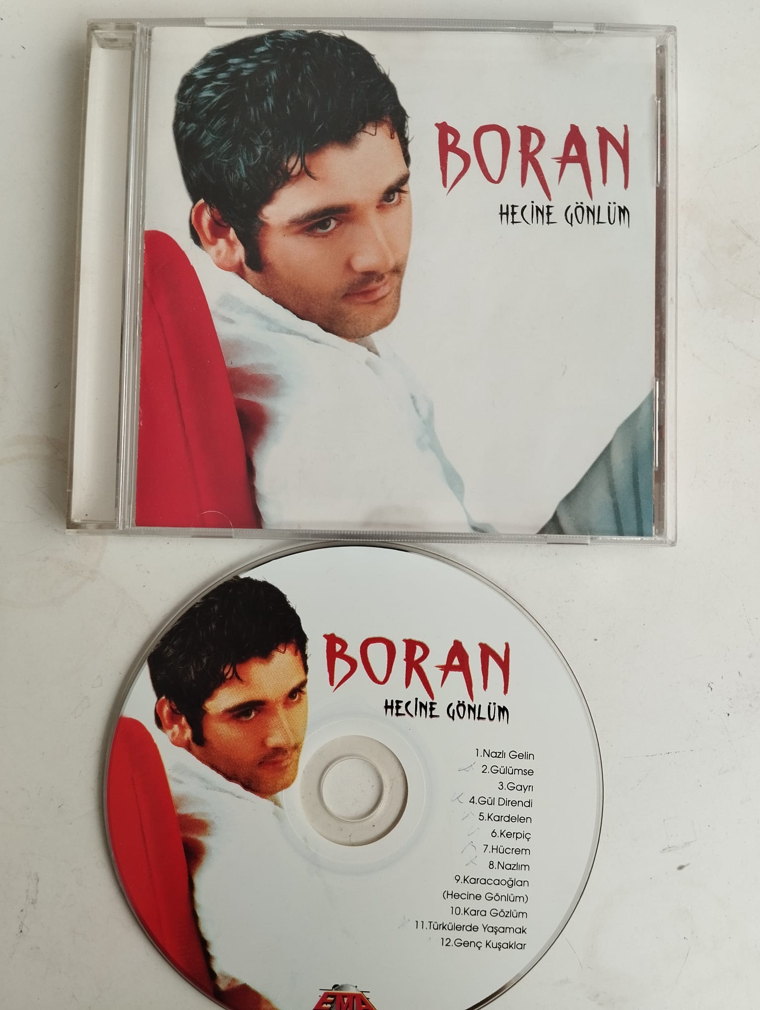 BORAN / Hecine Gönlüm  -  Türkiye Basım - 2. El CD Albüm