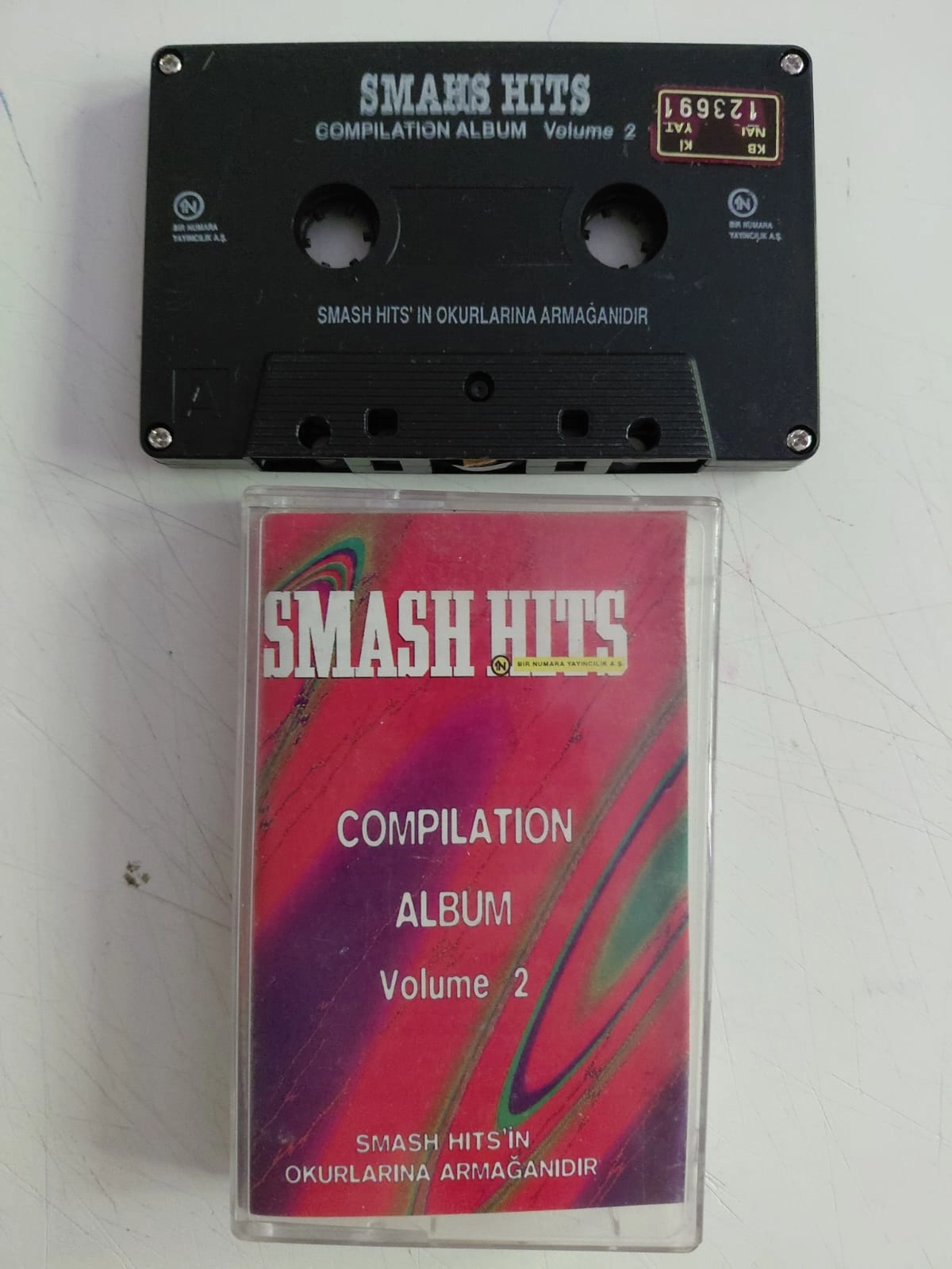 Smash Hits - Compilation Album Volume 2  -  Türkiye Basım Kaset Albüm-2.el