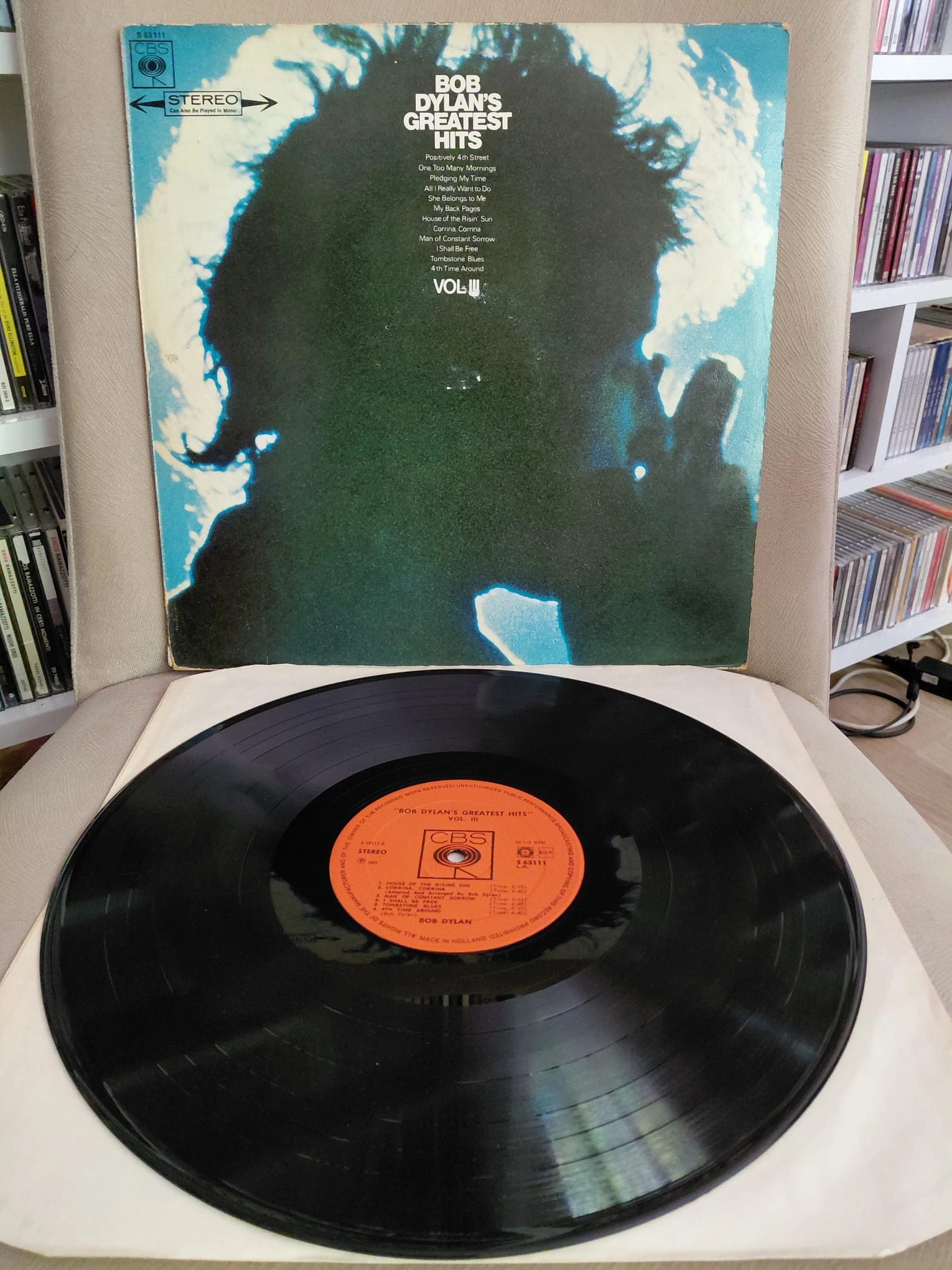 Bob Dylan – Bob Dylan’s Greatest Hits Vol.III - 1967 Hollanda Basım Albüm - LP Plak-2.el