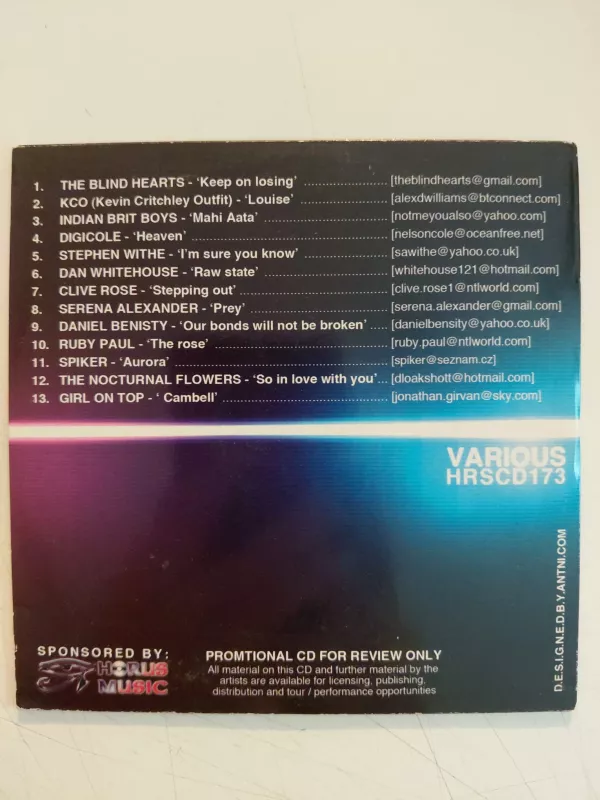 UK. TWO (DIGICOLE / SPIKER...)  - Avrupa Basım  CD Albüm-2.el