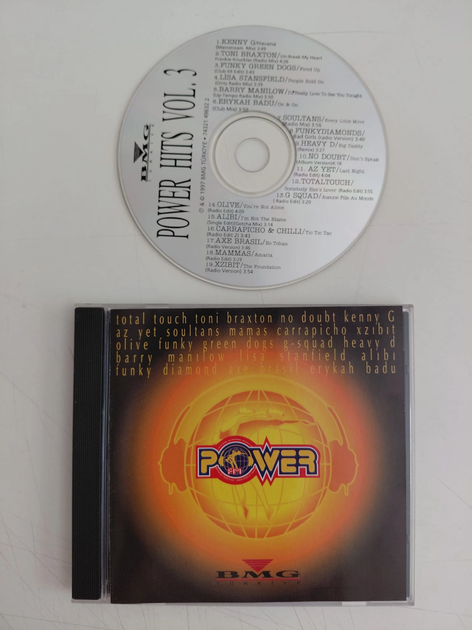 Power Hits Vol. 3 (Az Yet, Heavy D...)   - 1997 Türkiye  Basım - CD Albüm-2.el