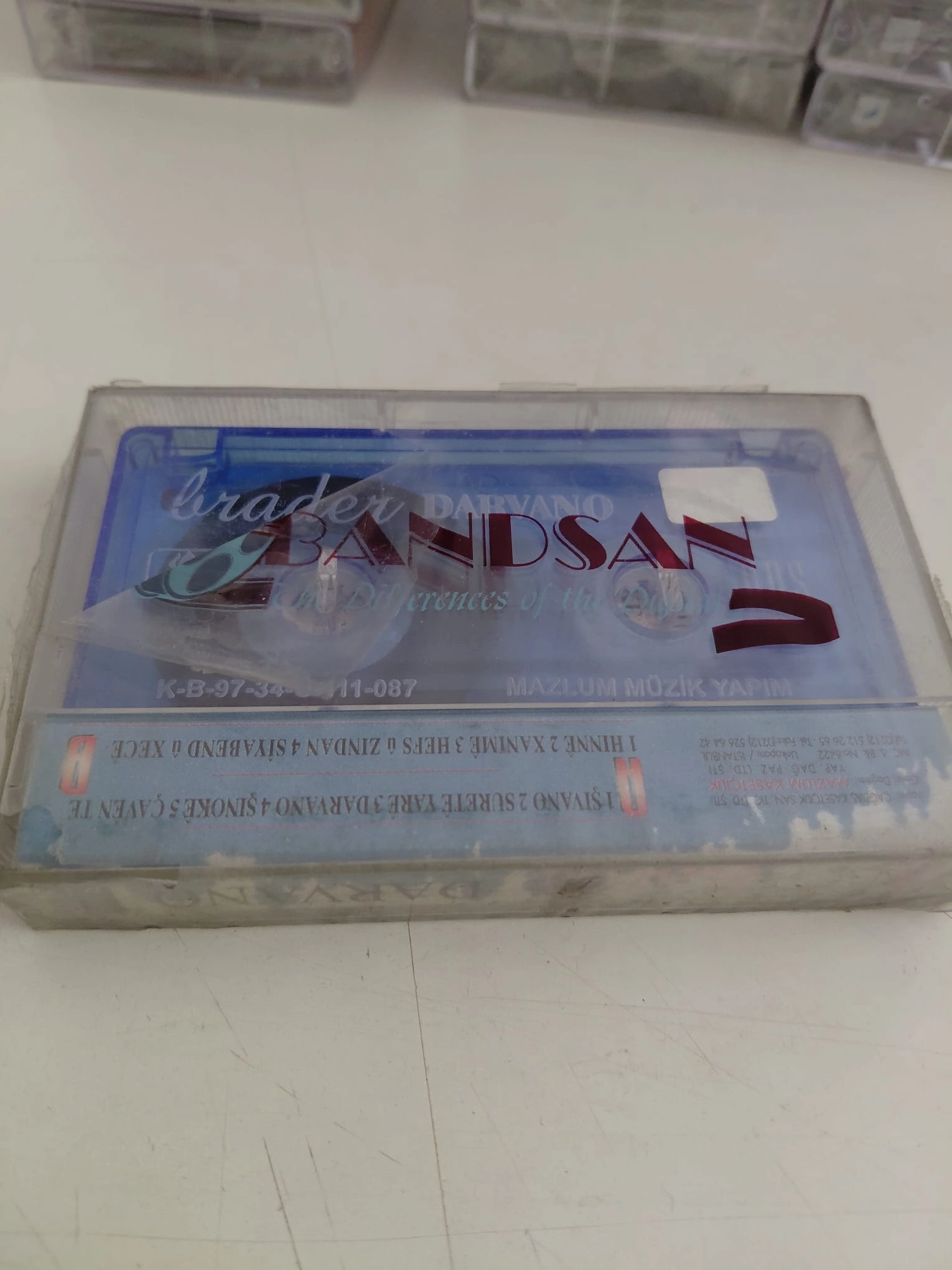 BRADER - Darvano -  Türkiye  Basım Kaset Albüm /Açılmamış Ambalajlı (Kürtçe)