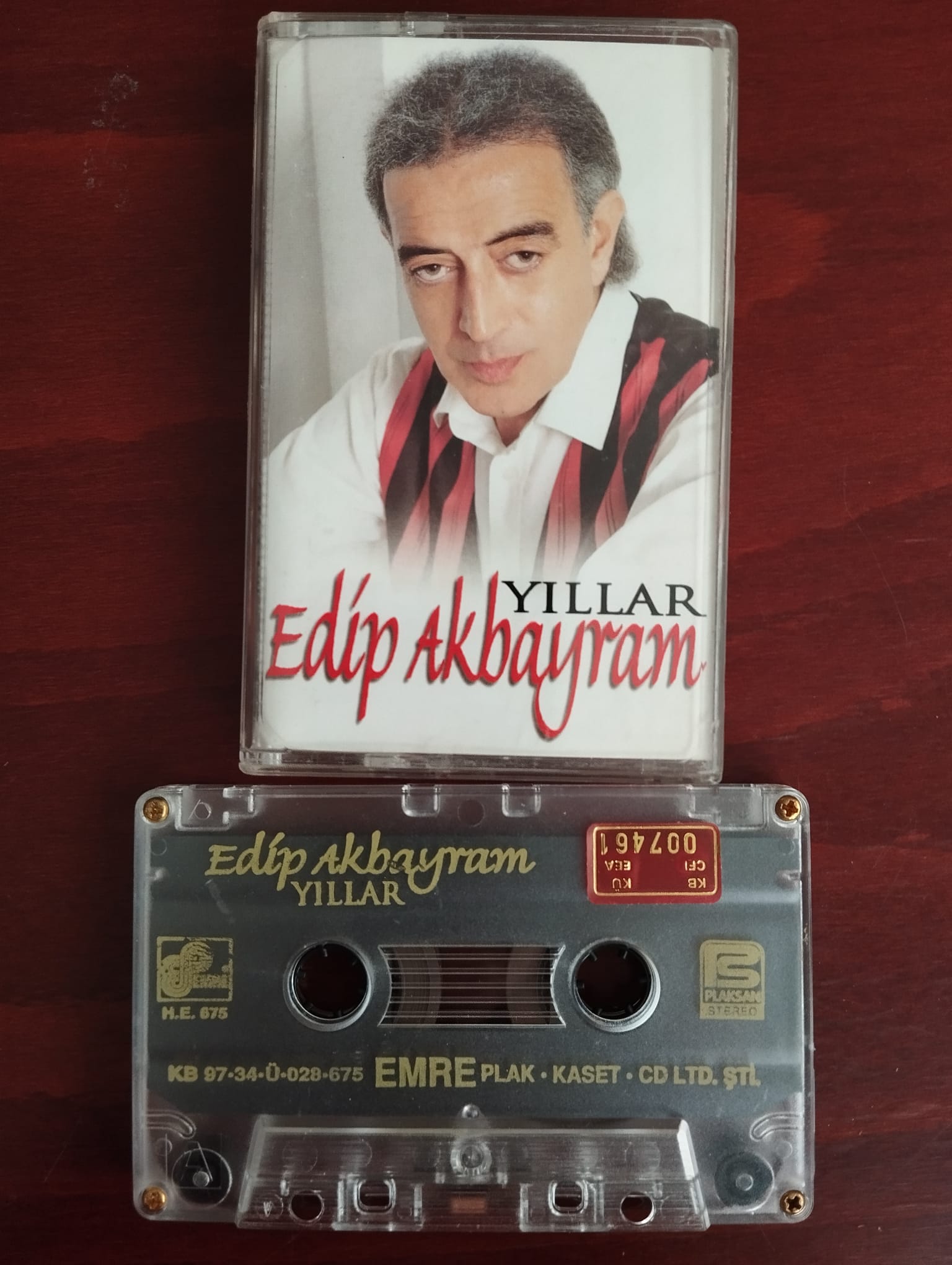 Edip Akbayram – Yıllar - 1997 Türkiye Basım Kaset Albüm-2.el