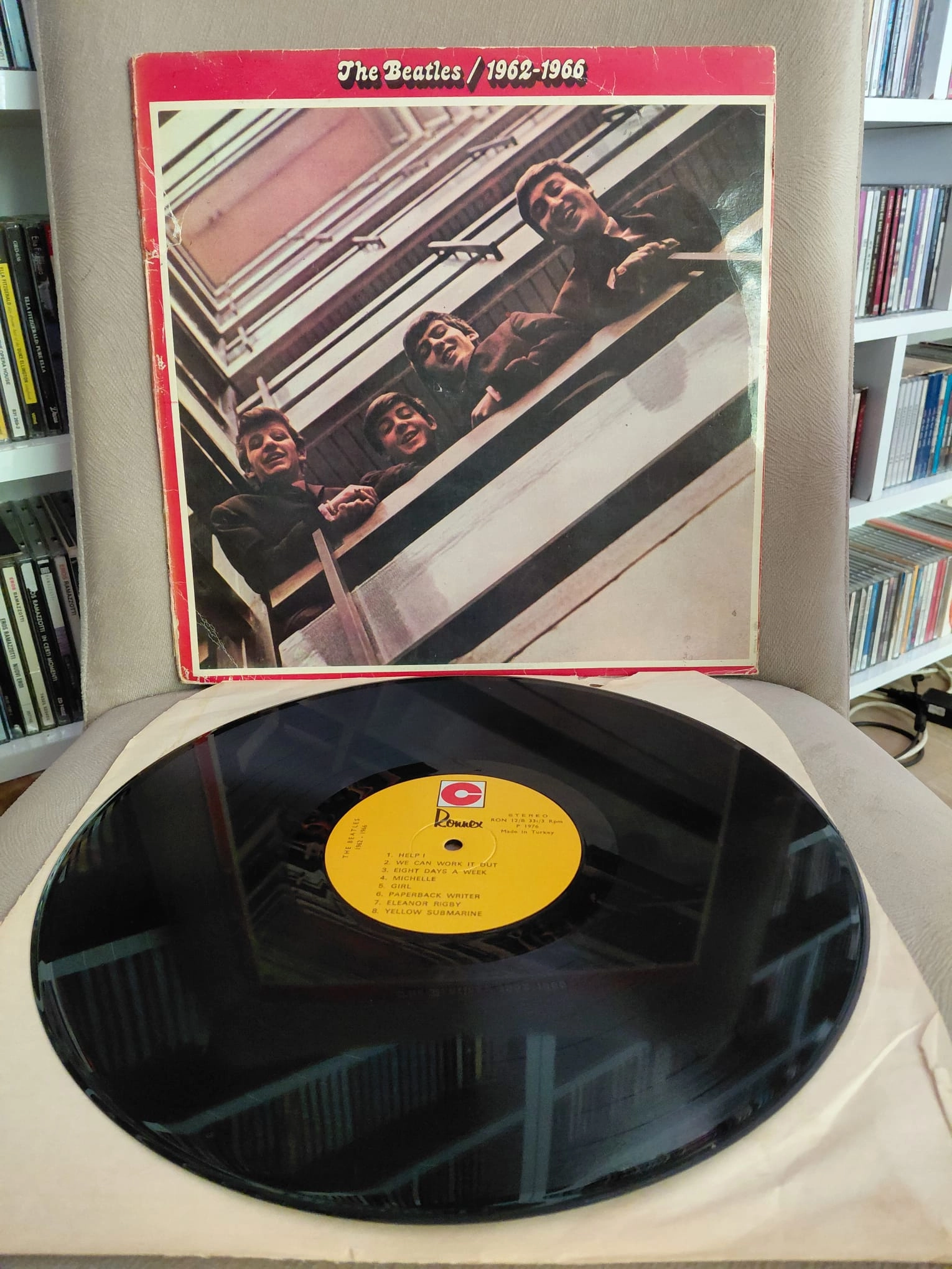 The Beatles – ( 1962-1966) - 1976 Türkiye Basım Albüm - LP Plak-2.el