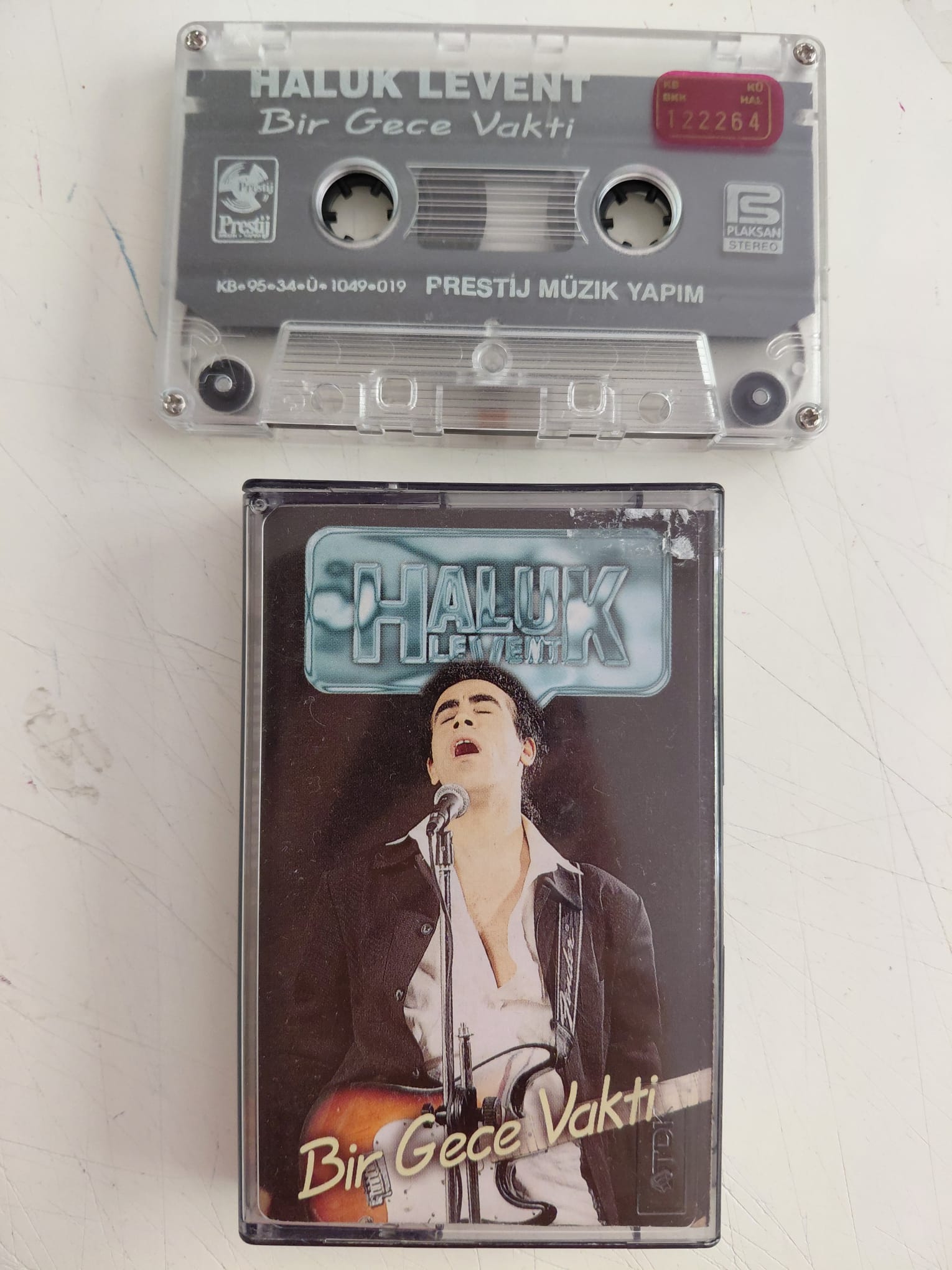 Haluk Levent – Bir Gece Vakti -  1996 Türkiye Basım Kaset-2.el