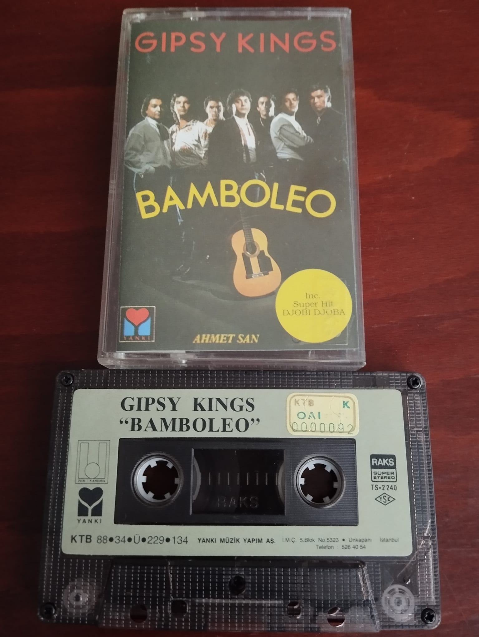 Gipsy Kings - Bamboleo - 1988 Türkiye Basım Kaset Albüm-2.el