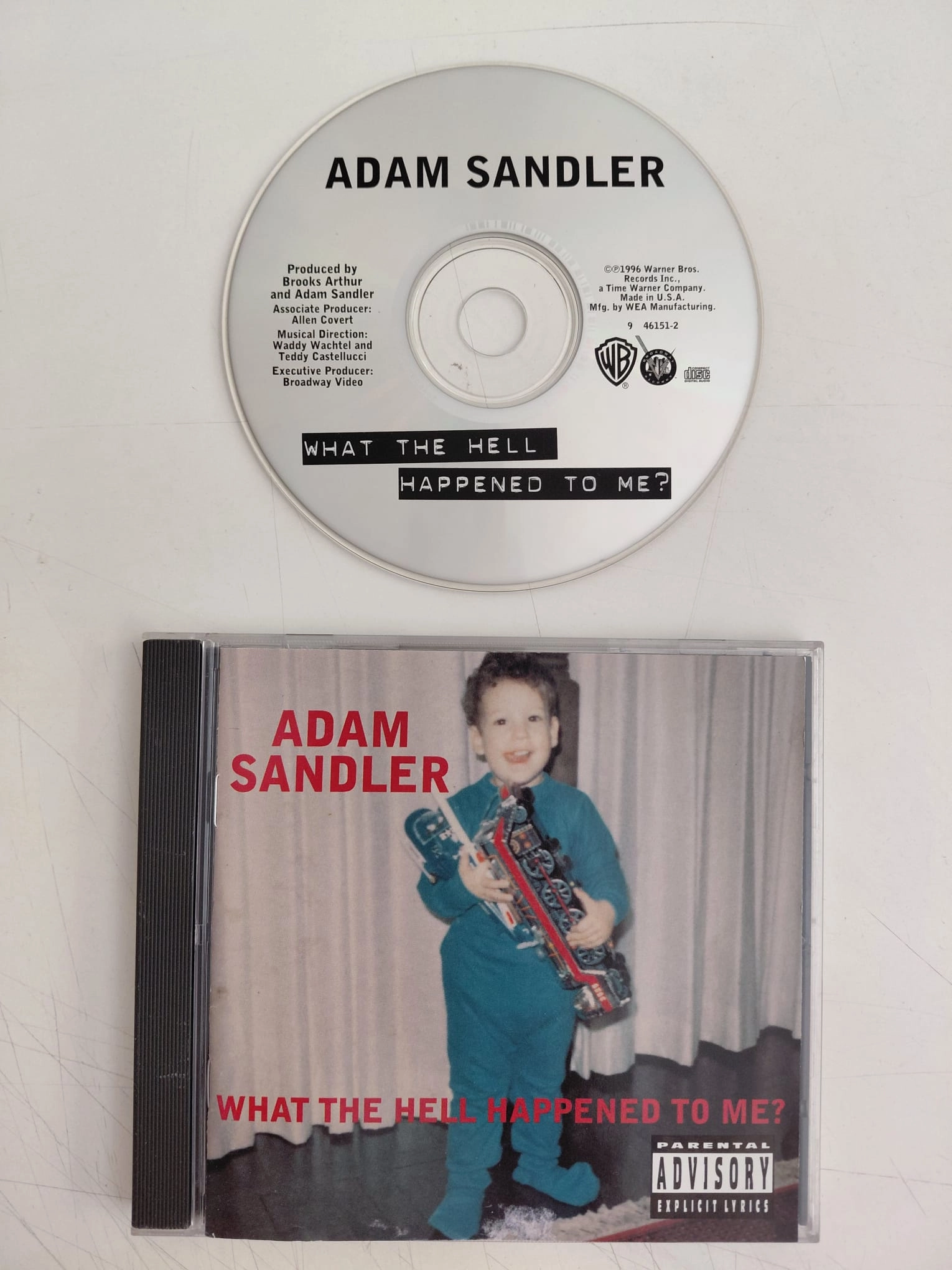 Adam Sandler –  What The Hell Happened To Me? - 1996  Kanada  Basım - CD Albüm-2.el