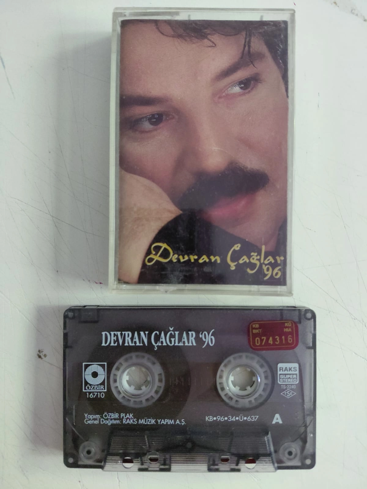 Devran Çağlar – Devran Çağlar ’96  -  1996 Türkiye Basım Kaset Albüm-2.el