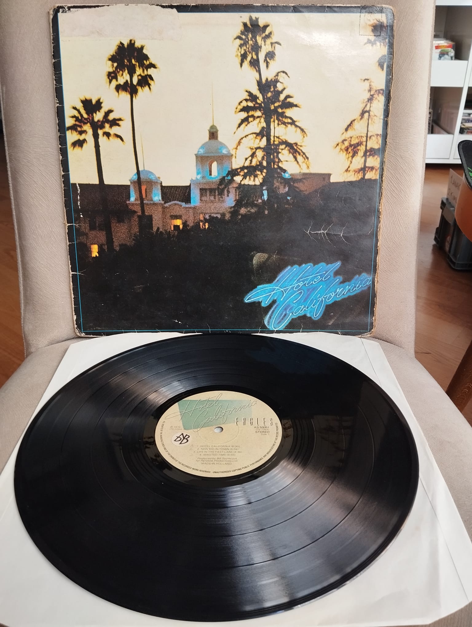 Eagles – Hotel California - 1976 Hollanda Basım LP Plak Albüm - 2.El
