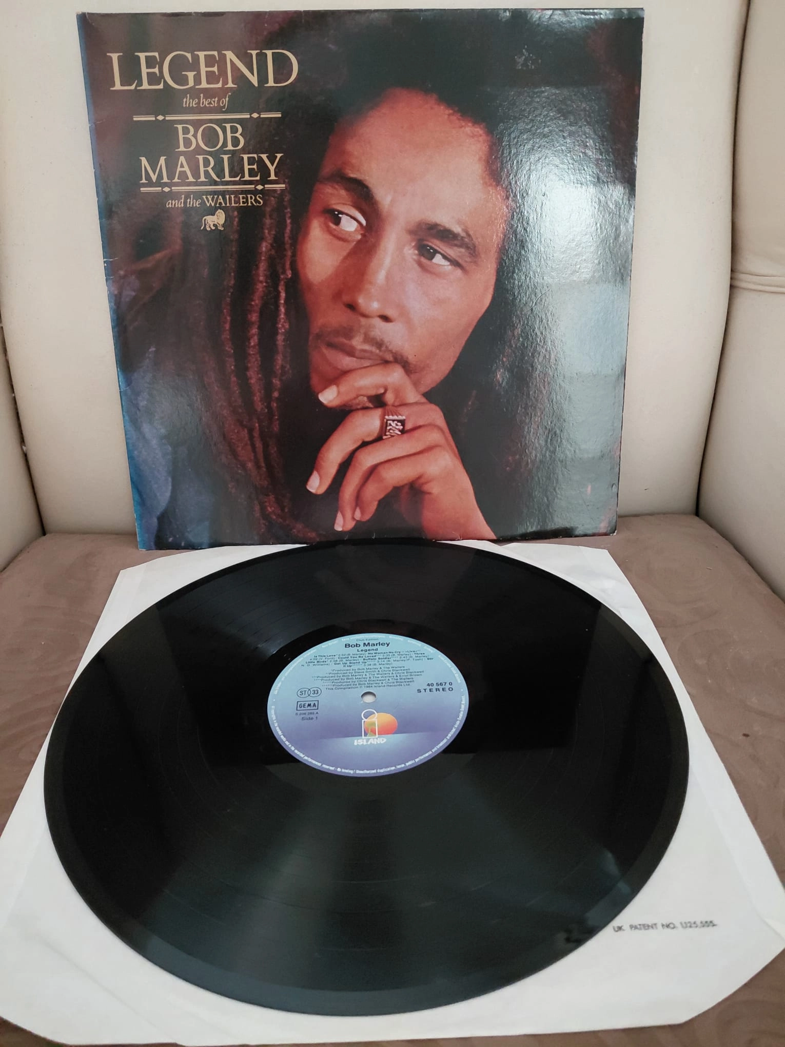 Bob Marley And The Wailers - Legend (The Best Of Bob Marley) - 1984 Almanya Basım Albüm - LP Plak
