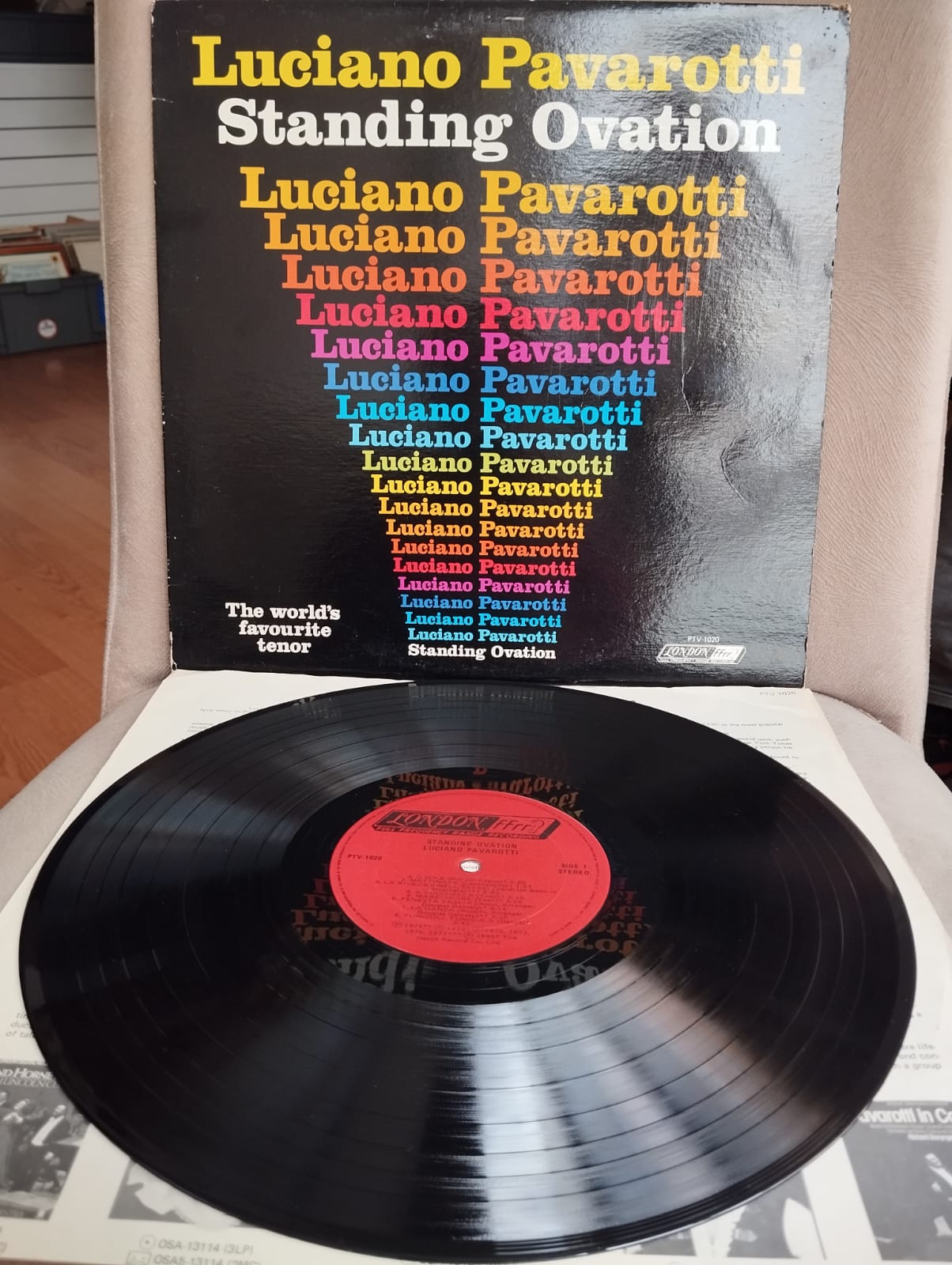 Luciano Pavarotti – Standing Ovation - 1981 Kanada Basım Albüm - LP Plak-2.EL