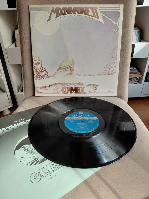 Camel – Moonmadness - 1976 Japonya Basım 33 Lük LP Albüm Plak-2.el