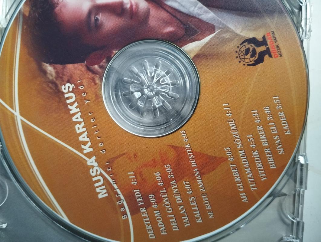 Musa Karakuş / Bağrımızı Dertler Yedi– Türkiye Basım 2. El CD Albüm