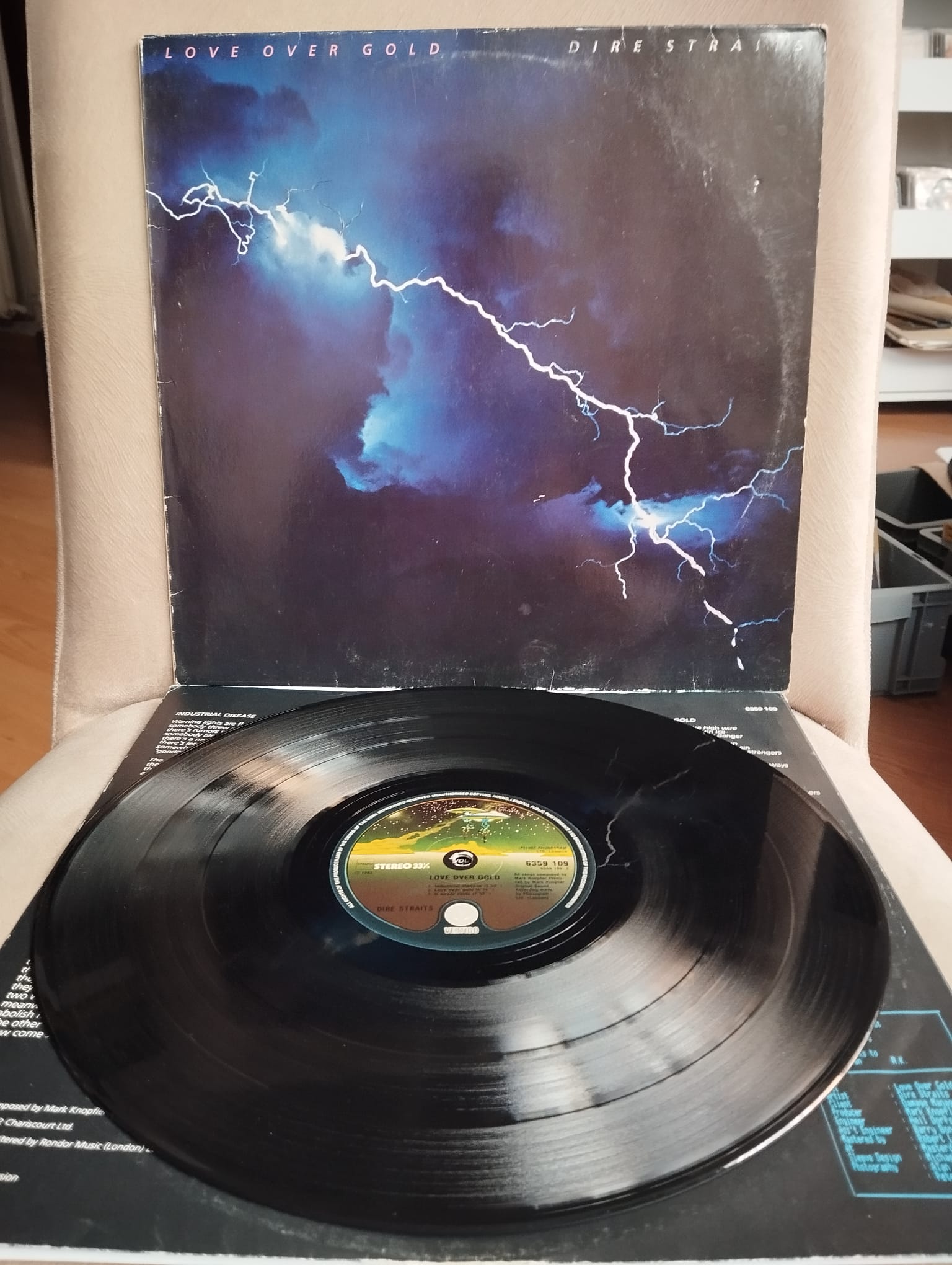 Dire Straits – Love Over Gold - 1982 İngiltere Basım 33 Lük LP Albüm Plak - 2.El