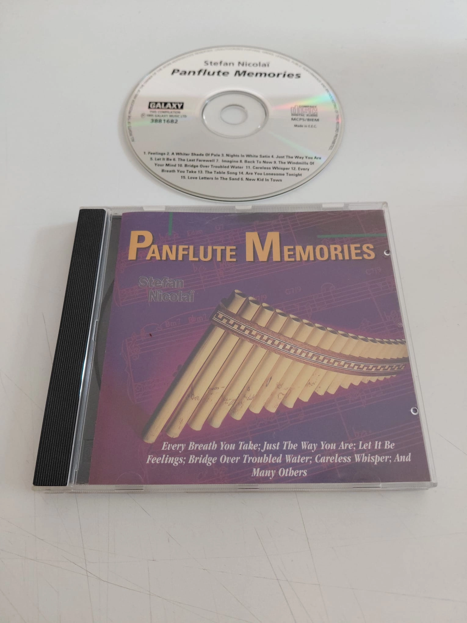 Stefan Nicolaï  – Panflute Memories – 1995 Avrupa Basım - CD Albüm-2.el
