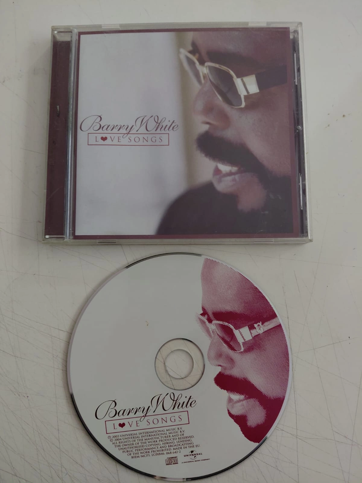 Barry White – Love Songs - Avrupa Basım CD Albüm-2.el