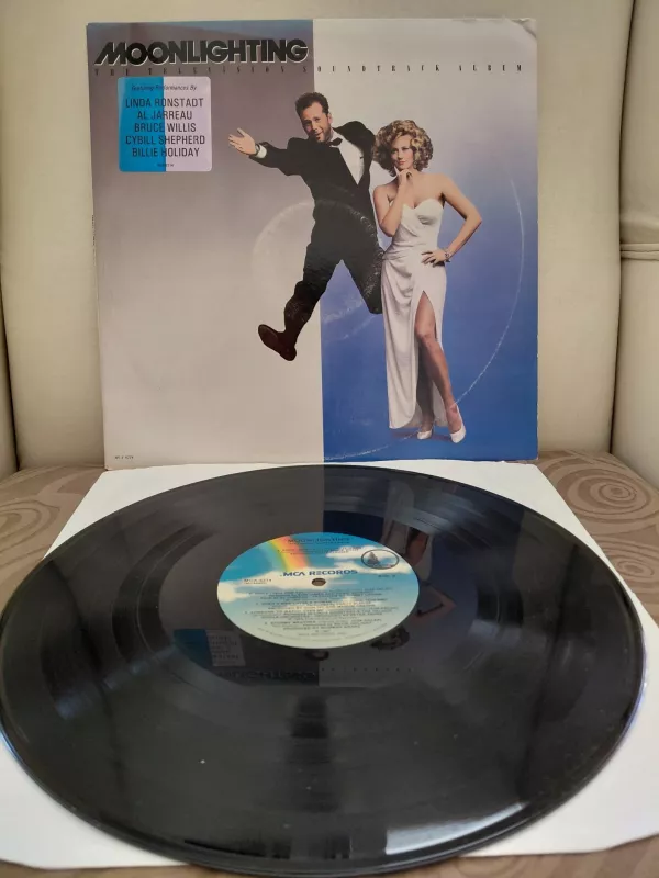 MOONLIGHTING /Mavi Ay (Soundtrack) - 1987 USA Basım LP Albüm / 33 lük Plak-2.el