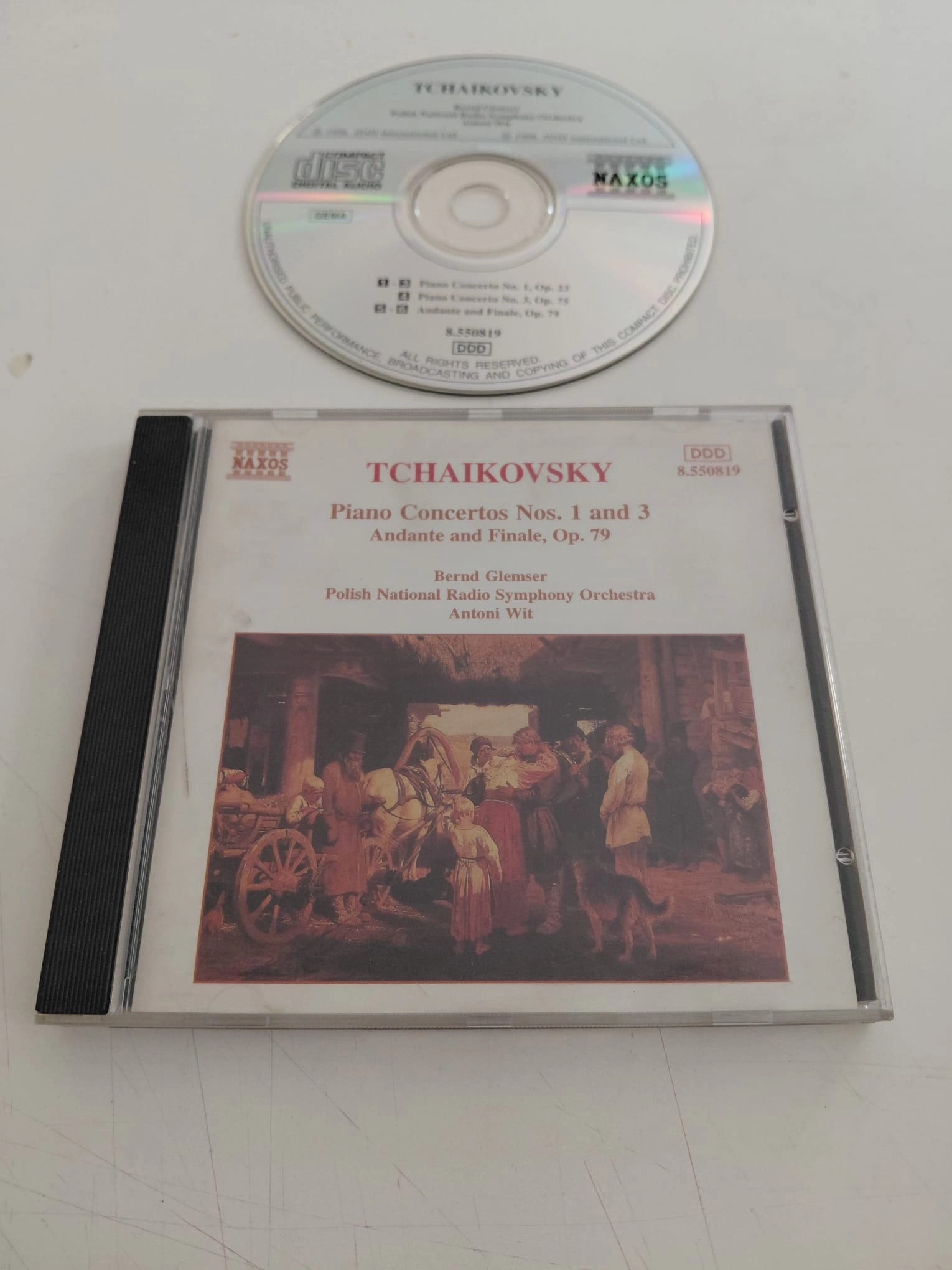 Tchaikovsky - Piano Concertos Nos. 1 And 3 / Andante And Finale, Op. 79 – CD Albüm-2.el