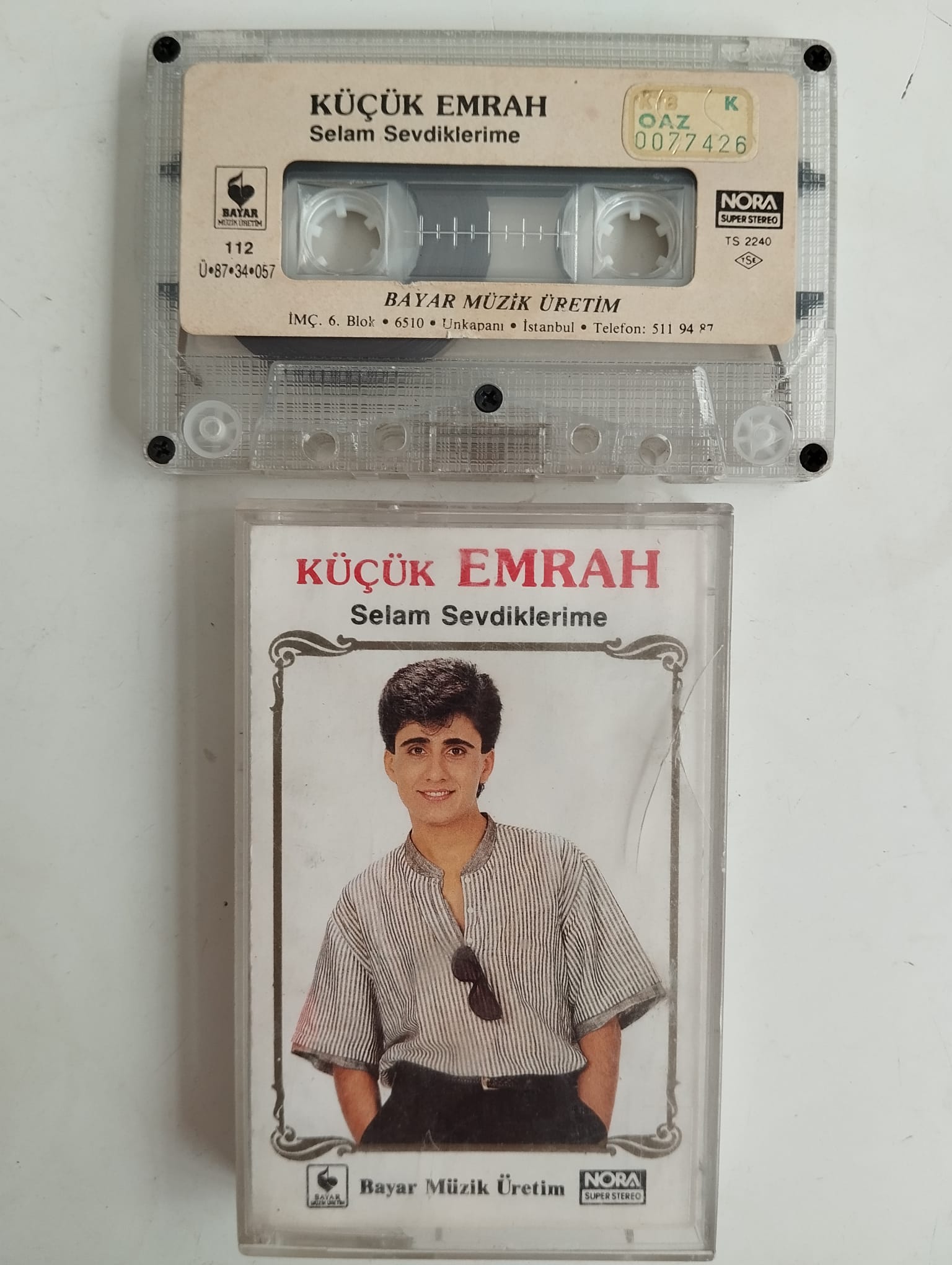 Küçük Emrah – Selam Sevdiklerime - 1987 Türkiye Basım 2. El Kaset Albüm