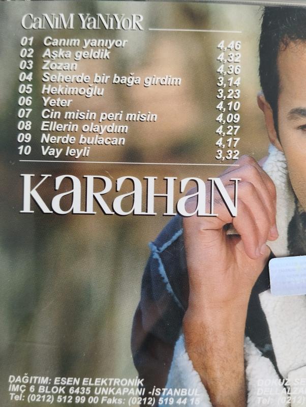 Karahan / Canım Yanıyor  -  Türkiye Basım - 2. El CD Albüm