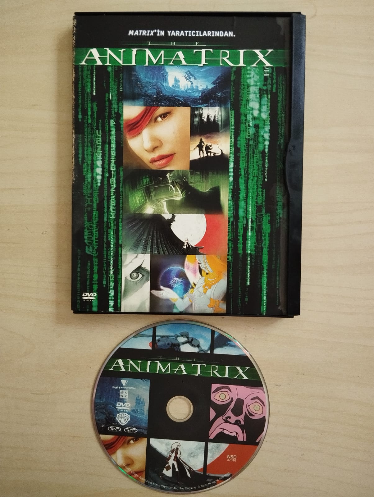 ANIMATRIX –  Matrix’in Yaratıcılarından -  DVD Film-2.EL