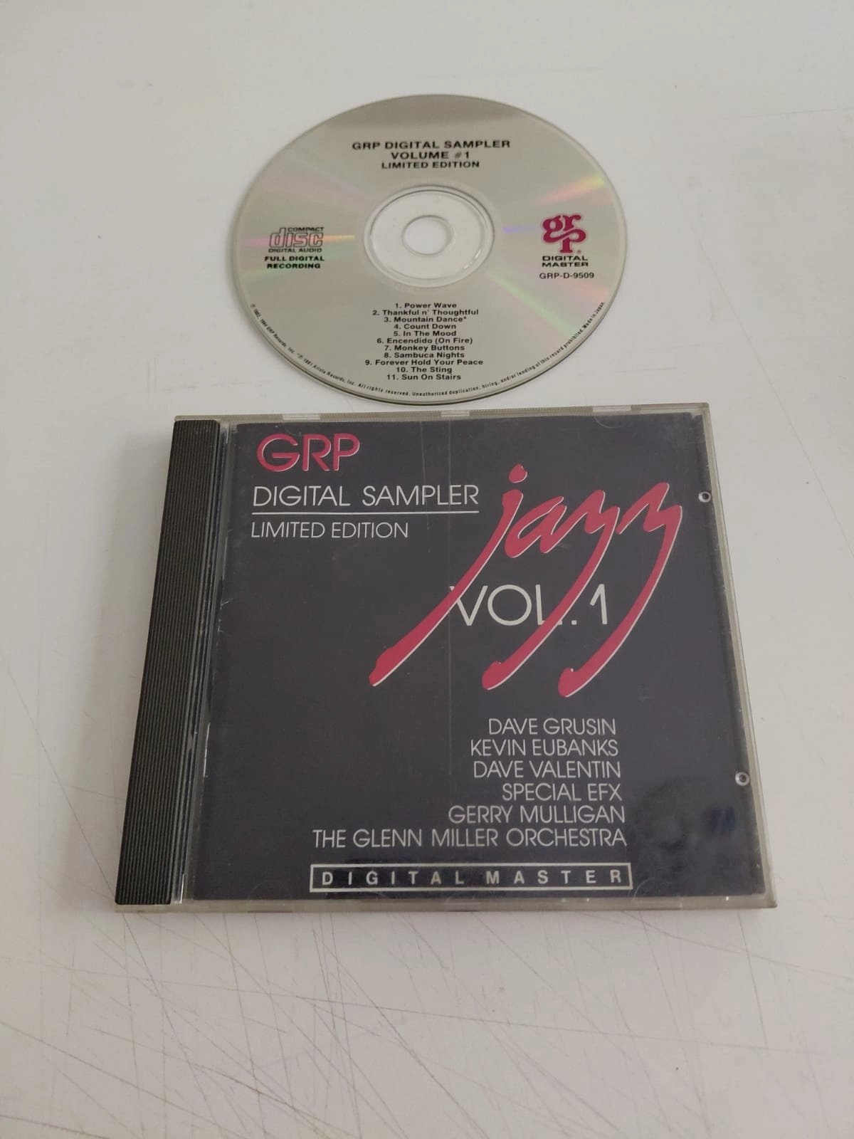 GRP Digital Sampler Limited Edition Jazz Volume #1  -  1985 USA Basım CD Albüm-2.el