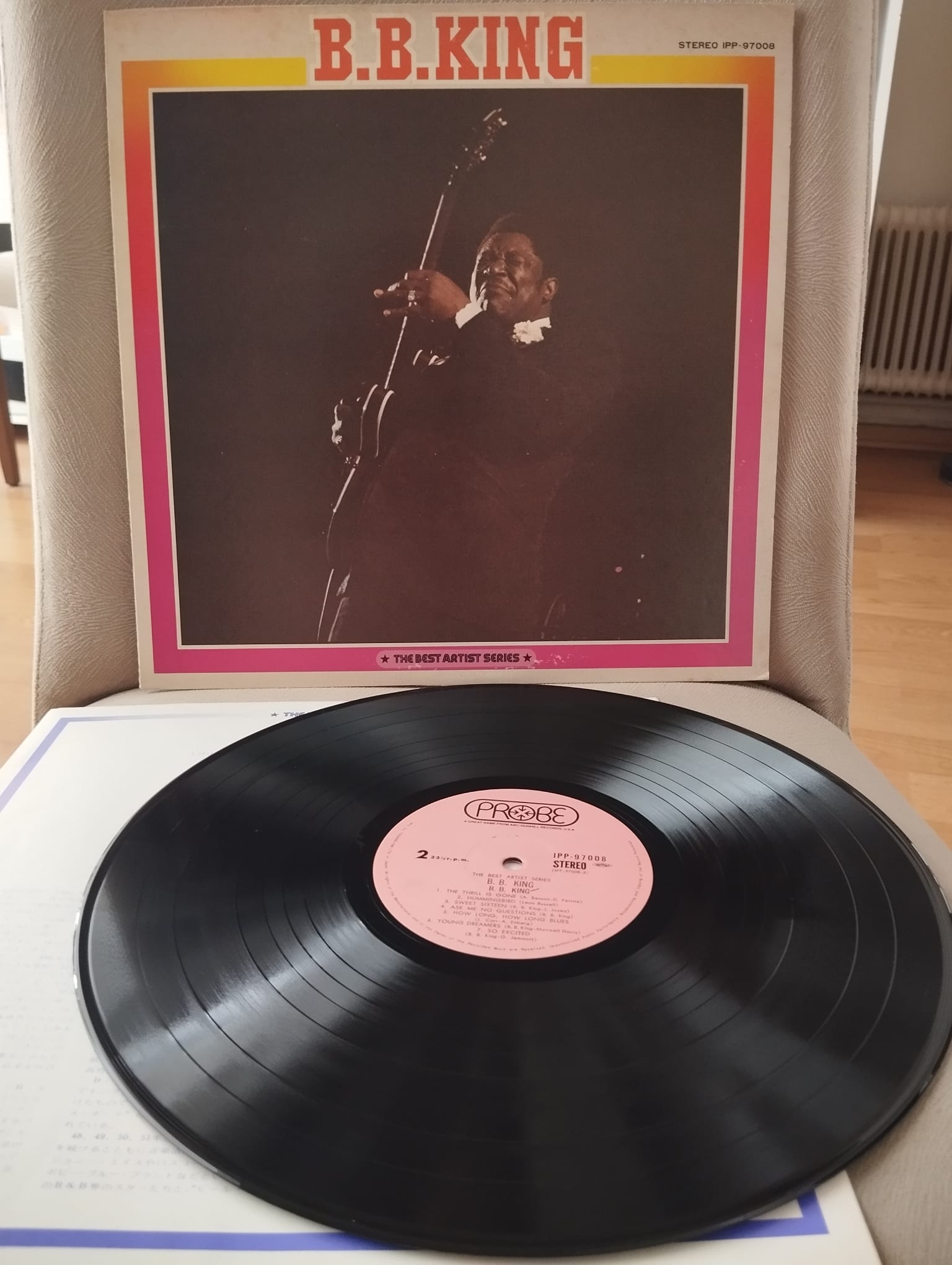 B.B. King – The Best Artist Series - 1973 Japonya Basım LP Plak-2.El