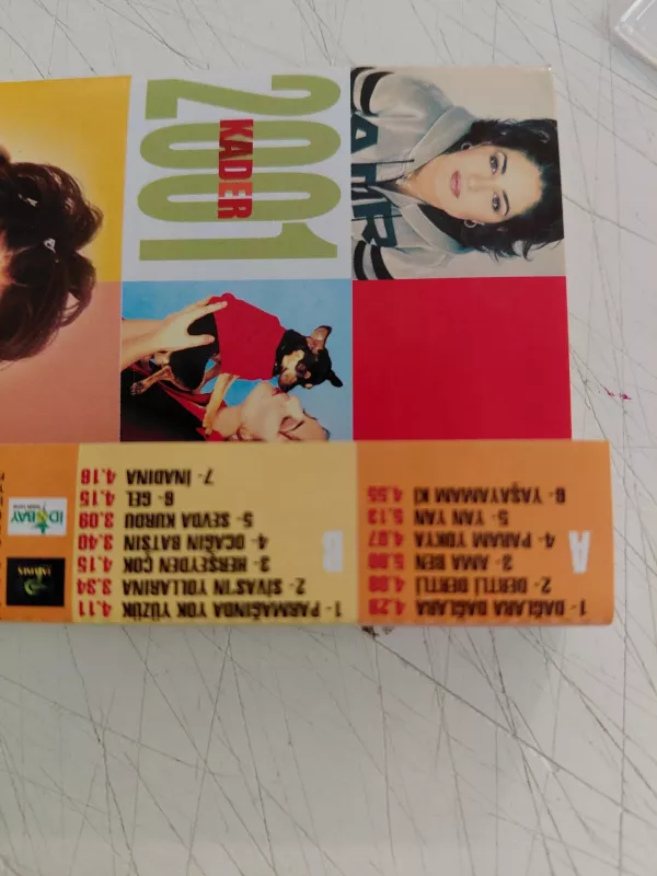 Kader   -  2001   - 2001 Türkiye Basım Kaset Albüm-2.el