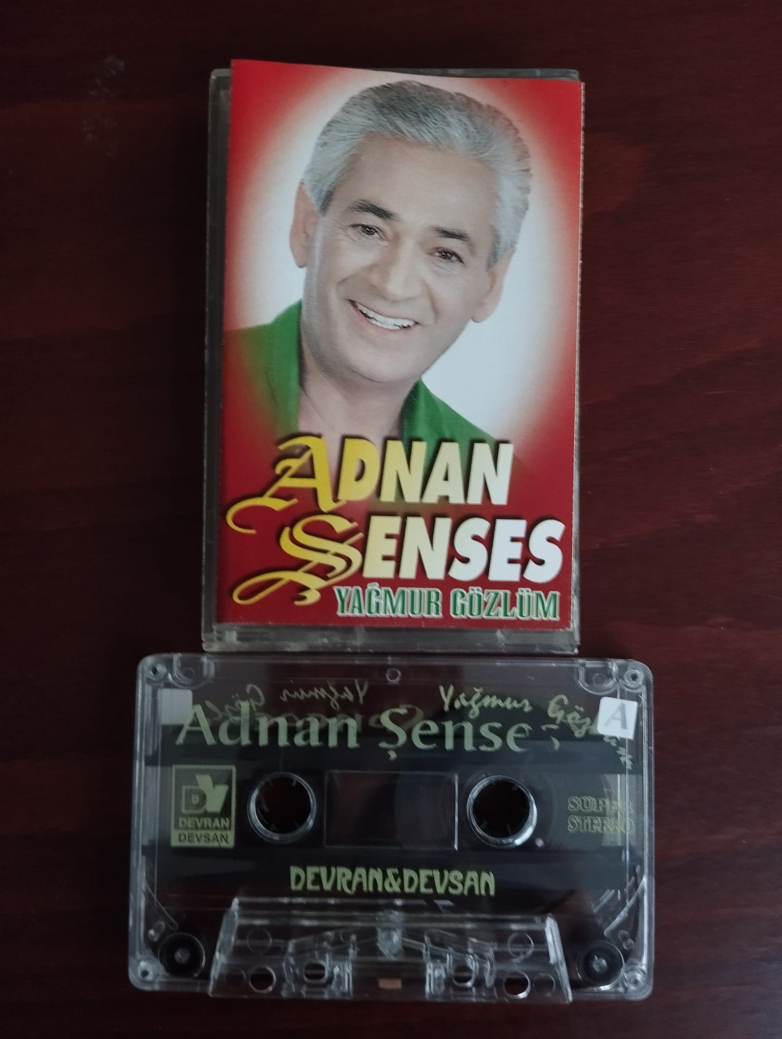 Adnan Şenses  - Yağmur Gözlüm -  1995 Türkiye Basım  Kaset Albüm-2.el