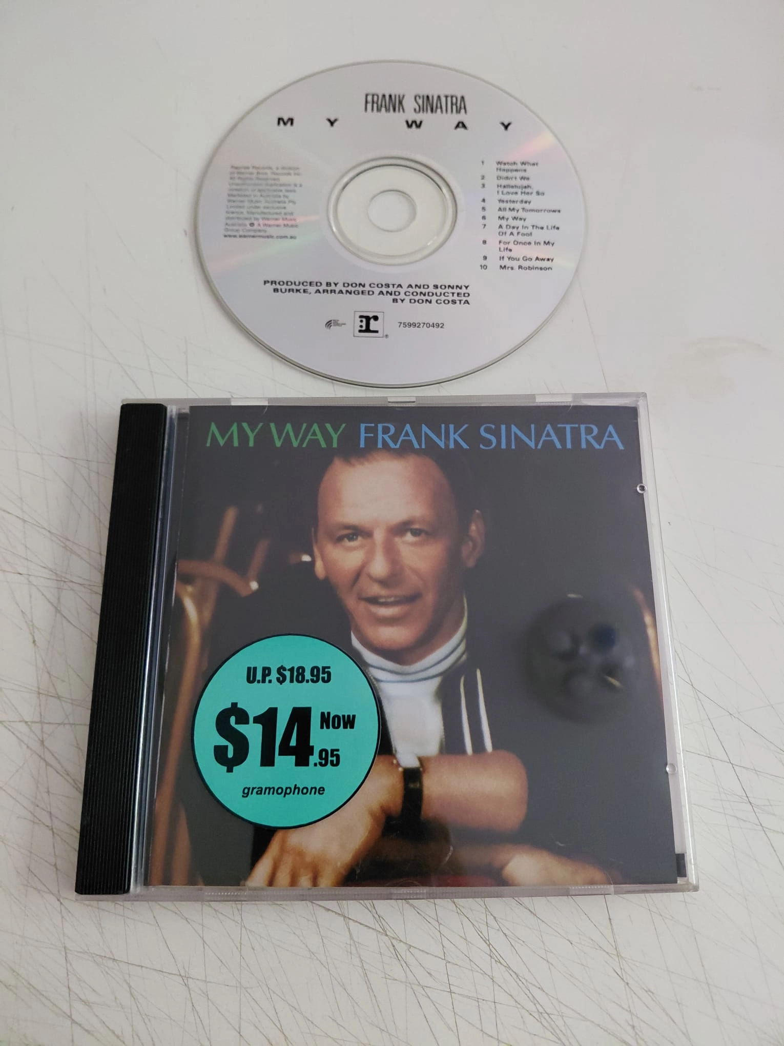 Frank Sinatra – My Way - Avusturalya Basım CD Albüm-2.el