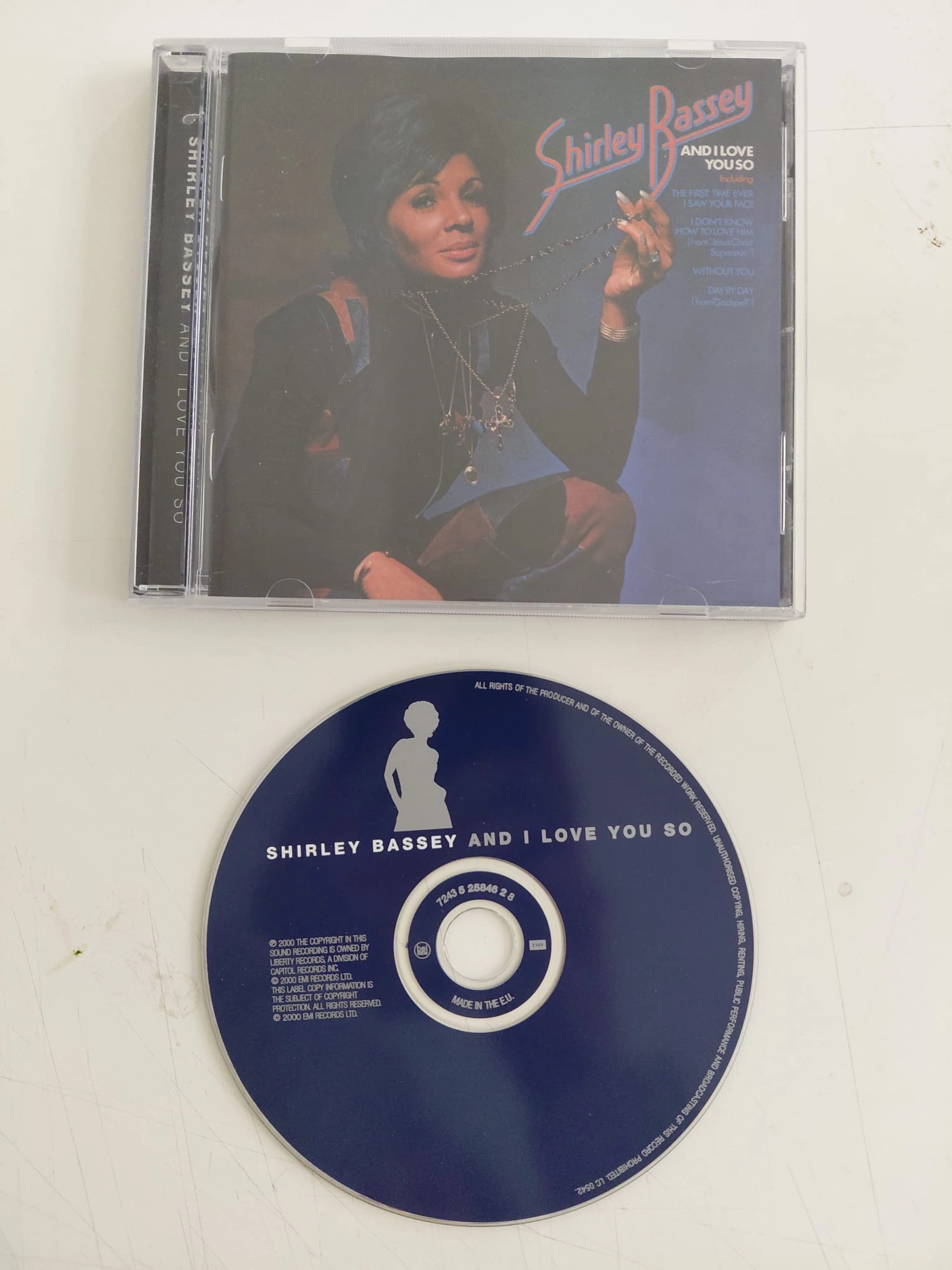 Shirley Bassey  – And I Love You So –  2000  Avrupa Basım - CD Albüm-2.el