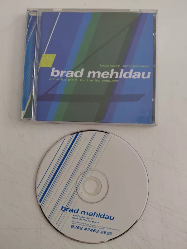 Brad Mehldau – Art Of The Trio 4 - Back At The Vanguard - 1999 Avrupa Basım CD Albüm-2.el