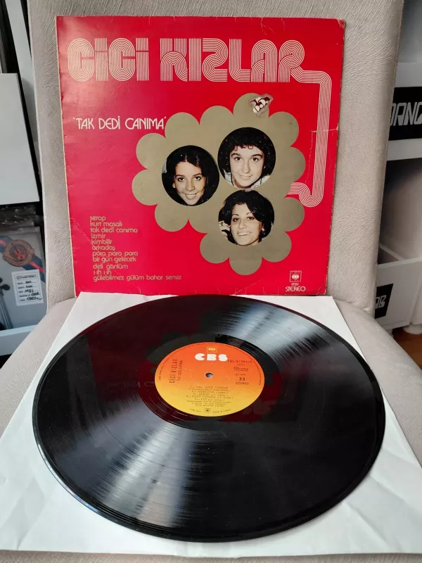 Cici Kızlar – Tak Dedi Canıma - 1976 Türkiye Basım 33 Lük LP Albüm Plak-2.el