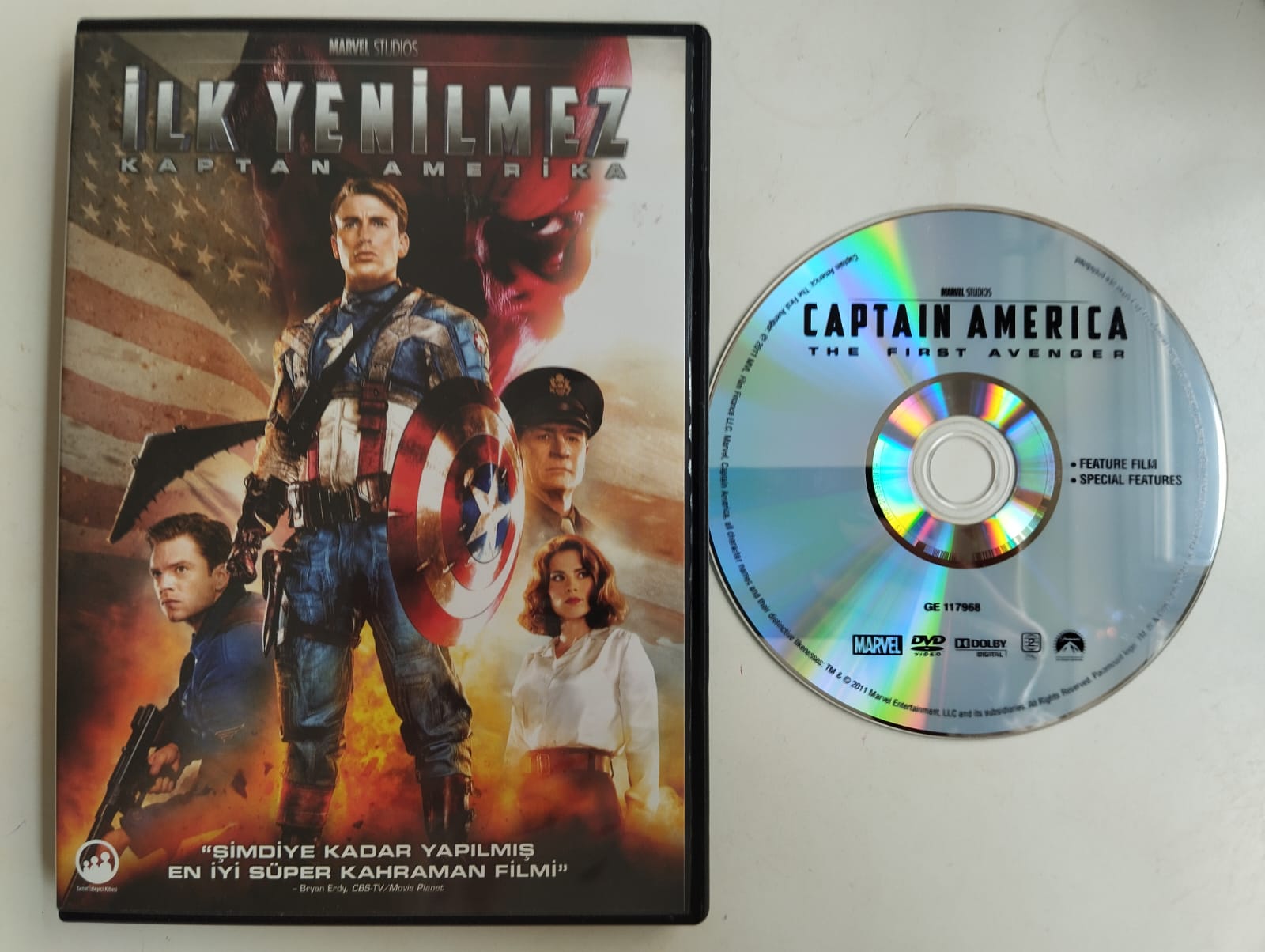 Kaptan Amerika İlk Yenilmez - Captain America First Avengers  - 2. El DVD Film