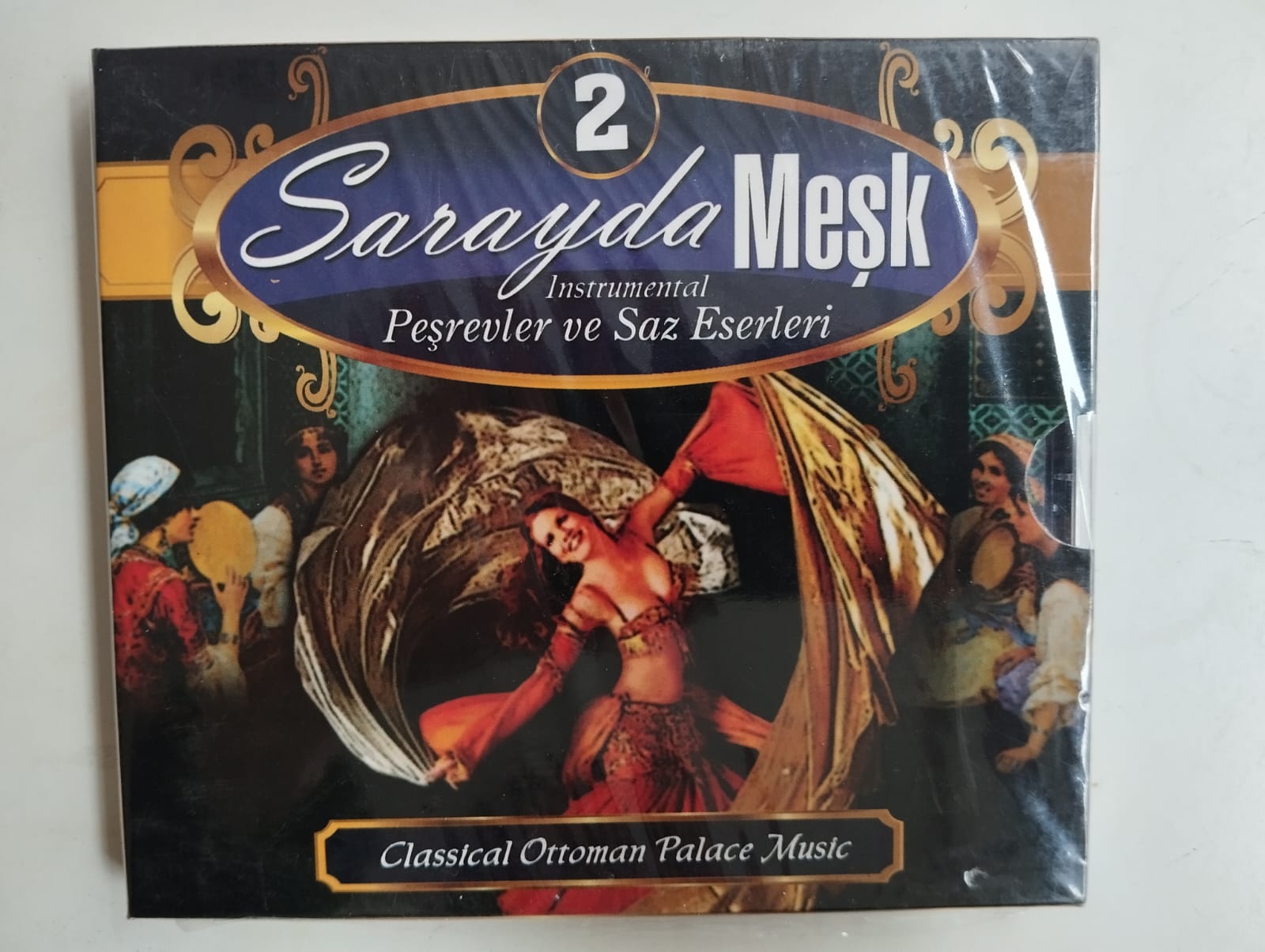 Sarayda Meşk - Peşrevler ve Saz Eserleri  - Türkiye Basım - CD Albüm/Açılmamış Ambalajlı