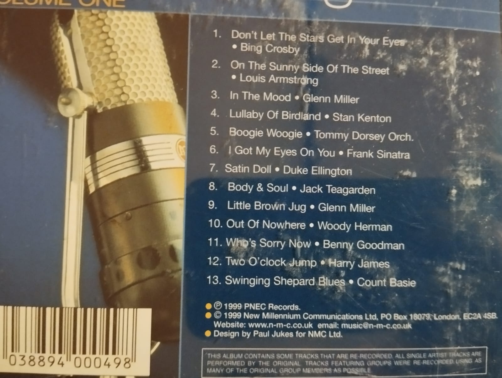 Big Bang Swing / Volume One - 1999 Avrupa Basım 2. El  CD Albüm