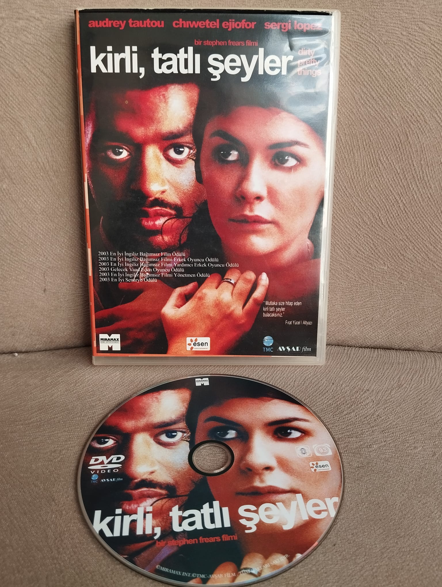 Kirli,Tatlı Şeyler  - Dirty,pretty things / Audrey Tautou -  DVD Film -2.El