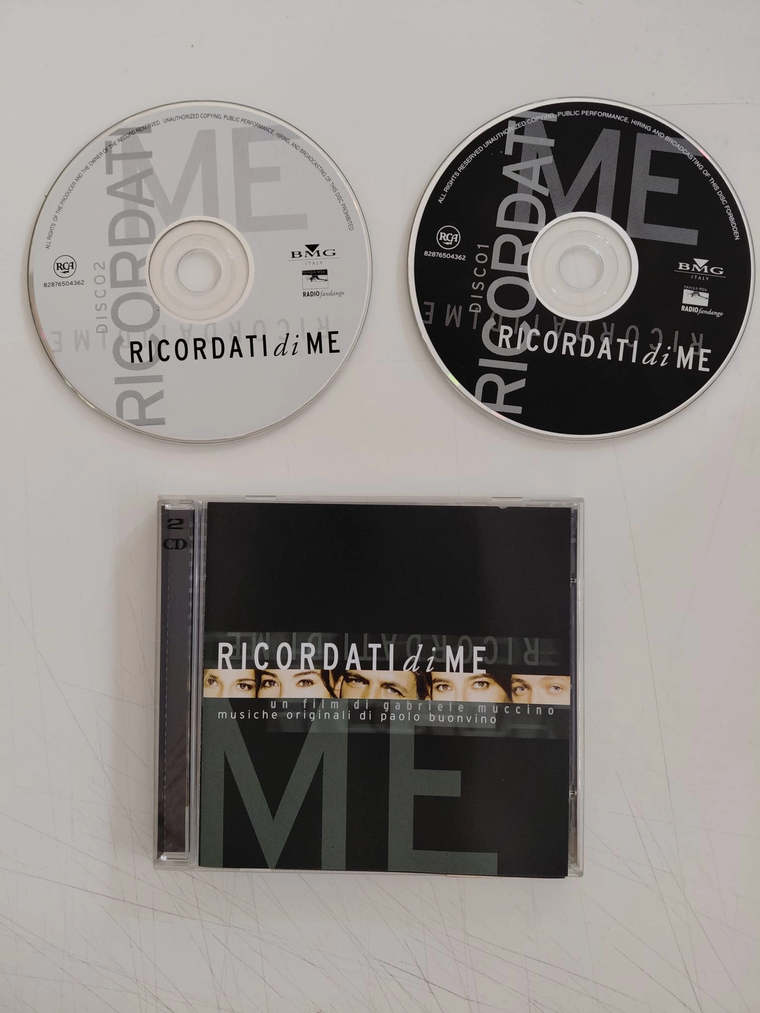 Paolo Buonvino  – Ricordati Di Me (Soundtrack) –2003 İtalya Basım - 2xCD Albüm-2.el