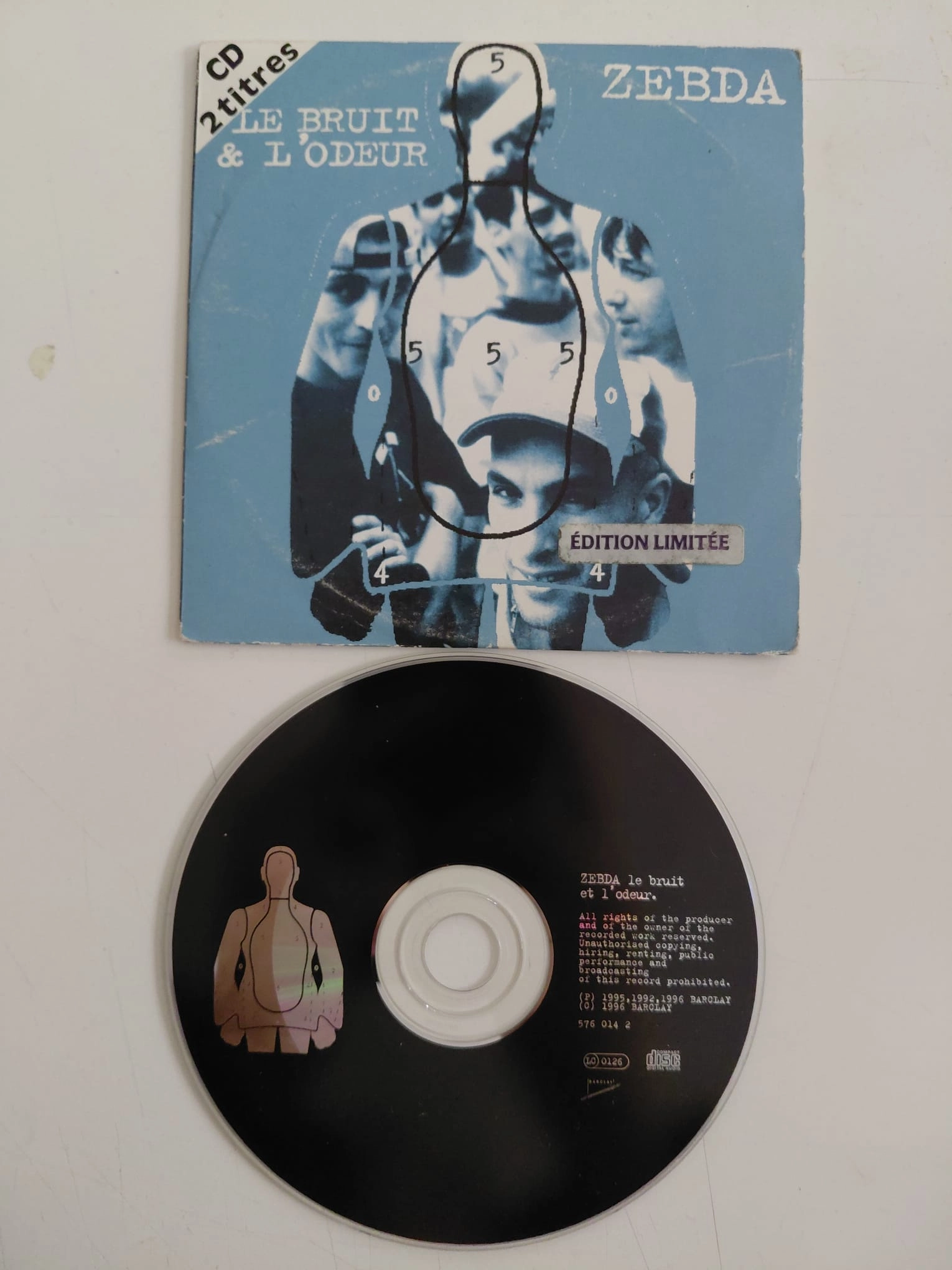 Zebda – Le Bruit Et L’Odeur -  1996  Fransa Basım - CD, Single, Limited Edition /Hip Hop-2.el