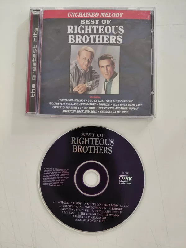 The Righteous Brothers – Best Of Righteous Brothers –   USA Basım - CD Albüm-2.el