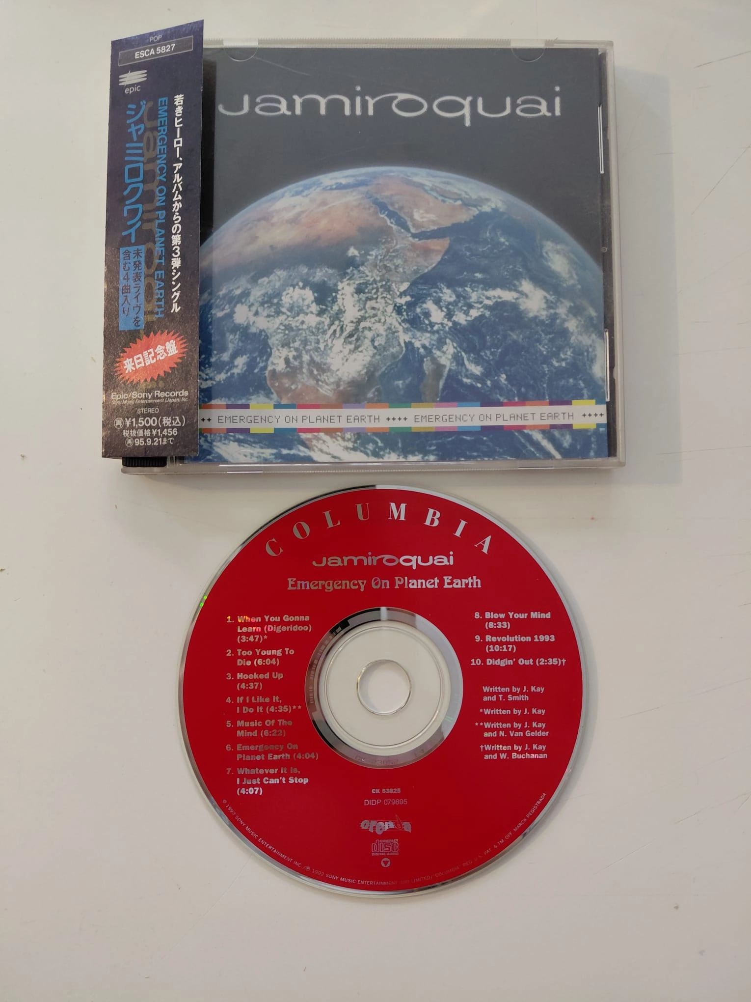 Jamiroquai ‎ – Emergency On Planet Earth – 1993  Japonya  Basım - CD Maxi-Single /Obili-2.el
