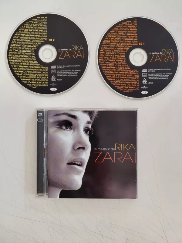 Rika Zarai  – Le Meilleur De Rika Zarai - 2003 Fransa Basım  2xCD Albüm-2.el